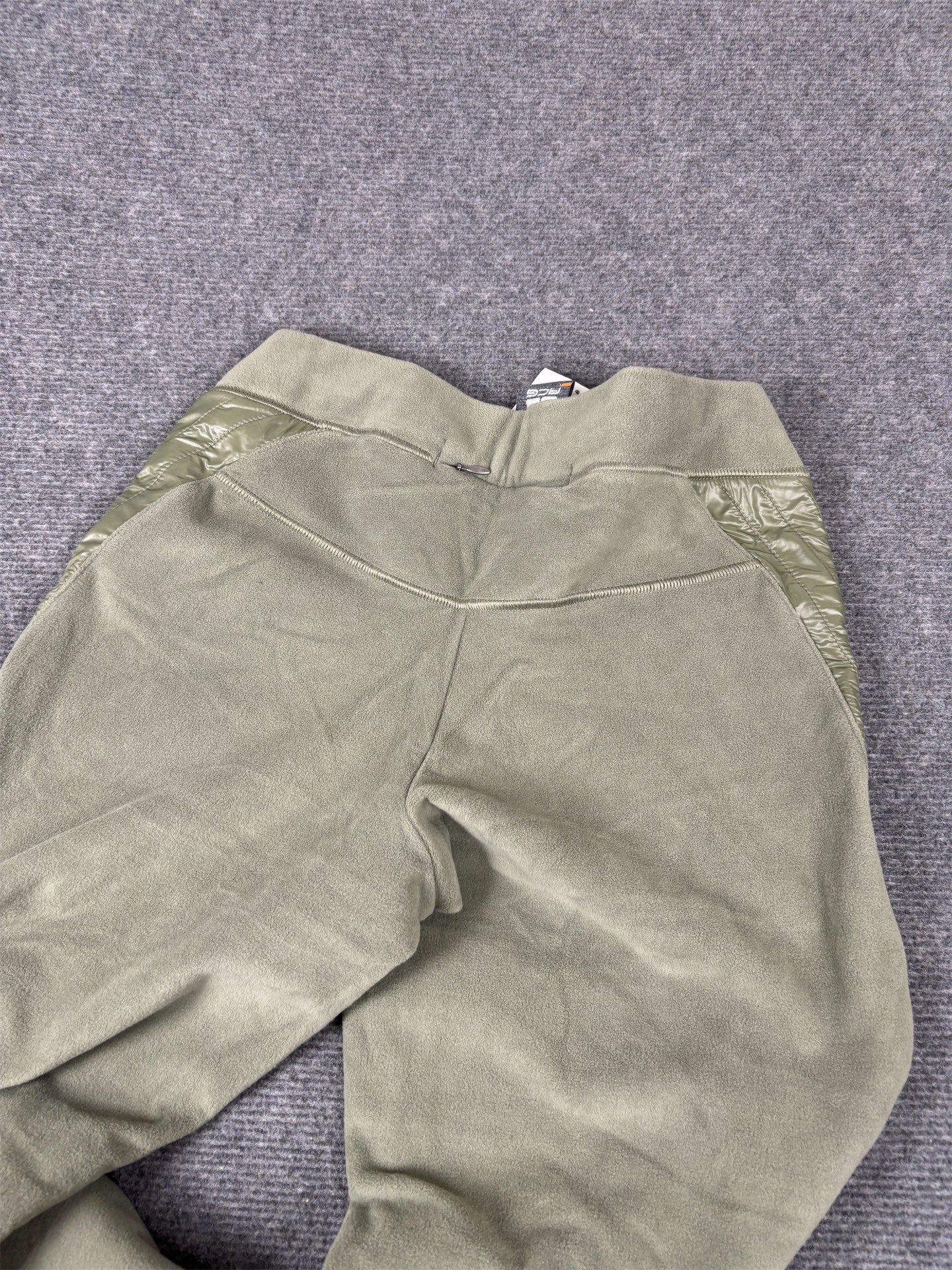 Vintage Y2K Nike ACG Track Pants Women's S Green Fleece Embroidered Joggers Slim