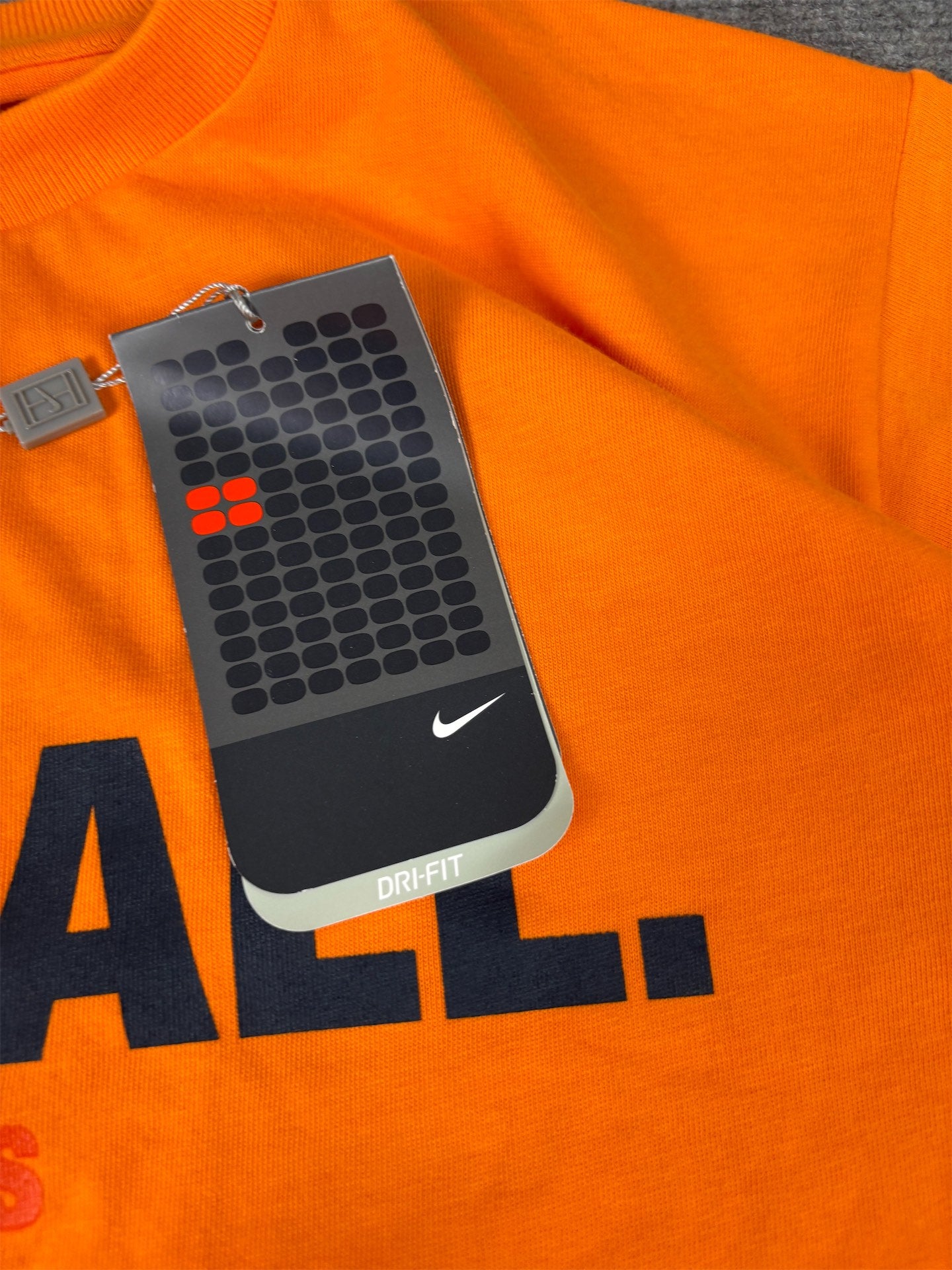 Vintage Y2K Nike Court T-shirt Men's S Orange Love Tennis New w Tags Deadstock Crew Neck