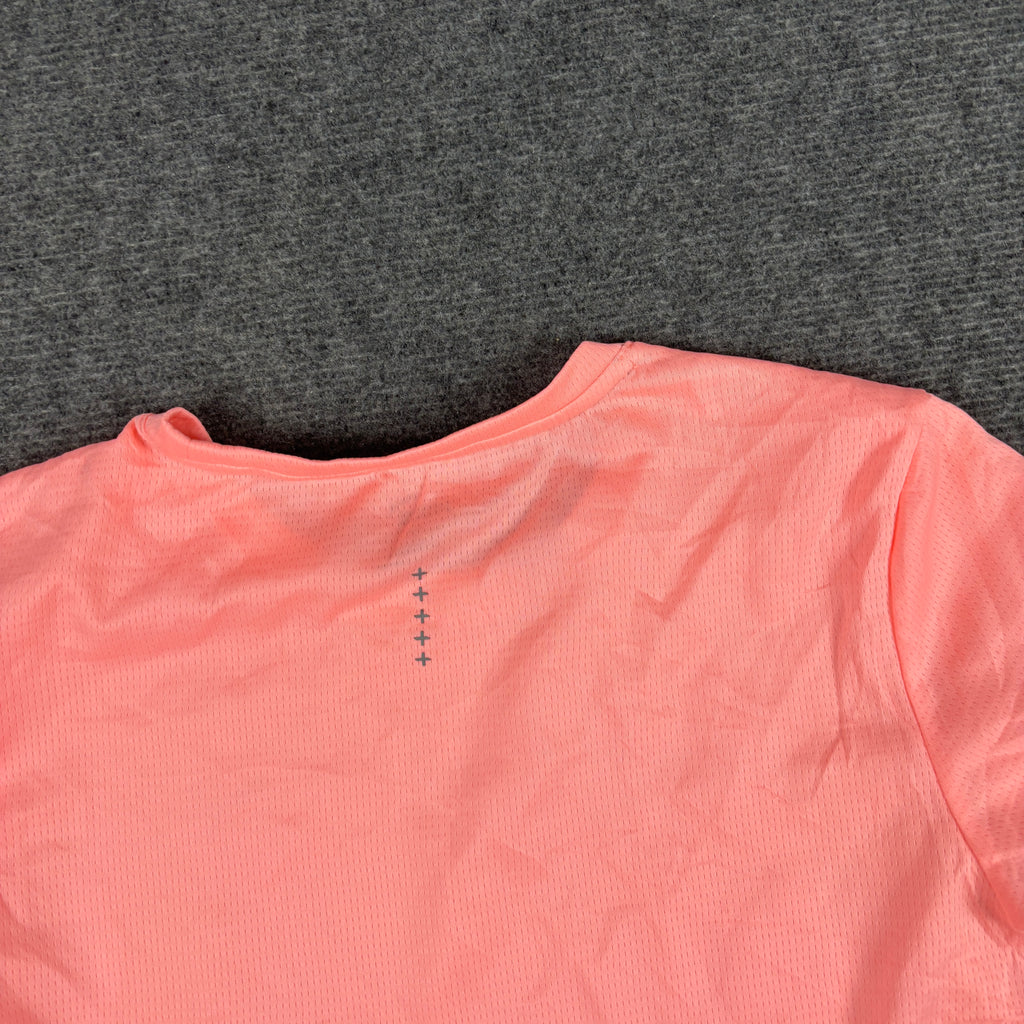 Puma Run Activewear Top Women's Small Pink Grey T-shirt