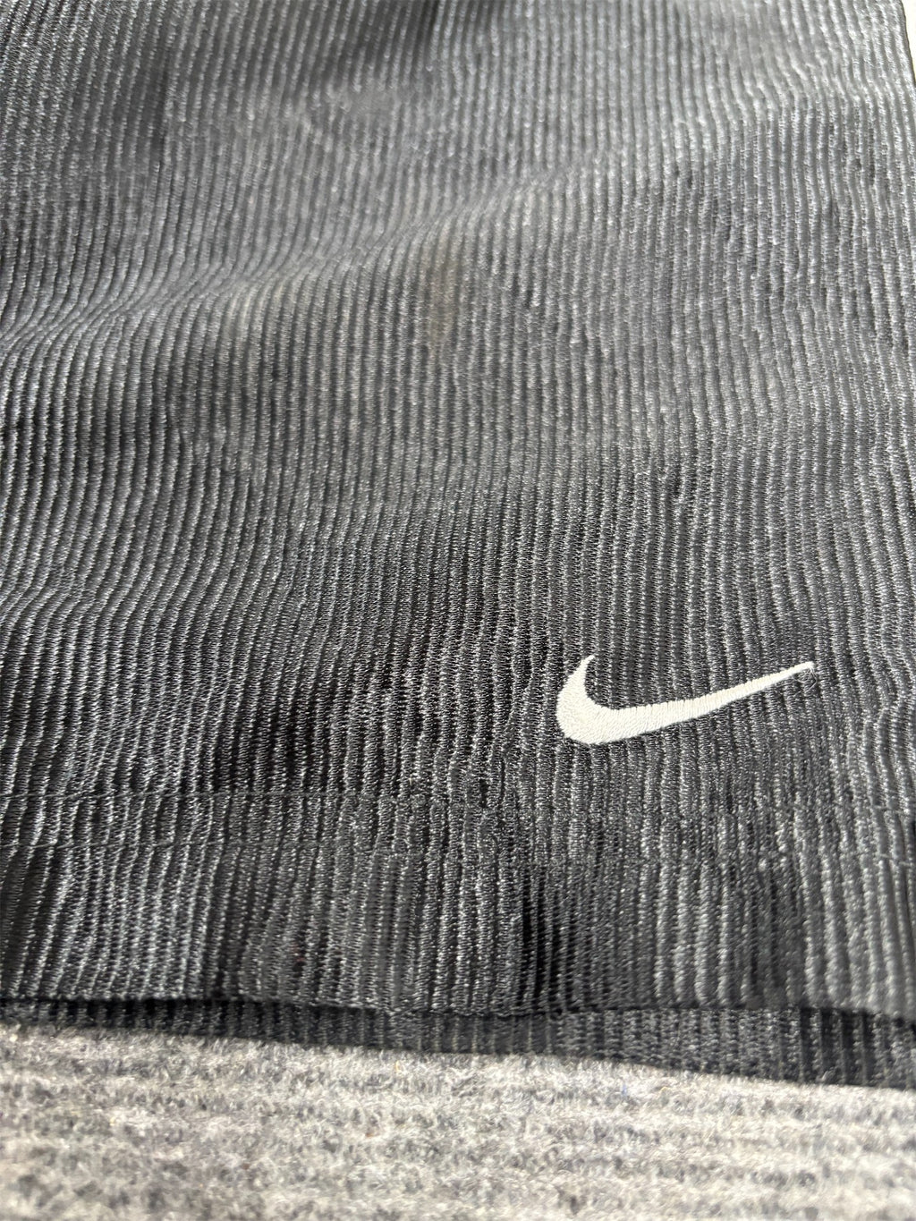 Vintage Y2K Nike Track Pants Men's XL Black Tear Away Basketball Joggers Wide Leg