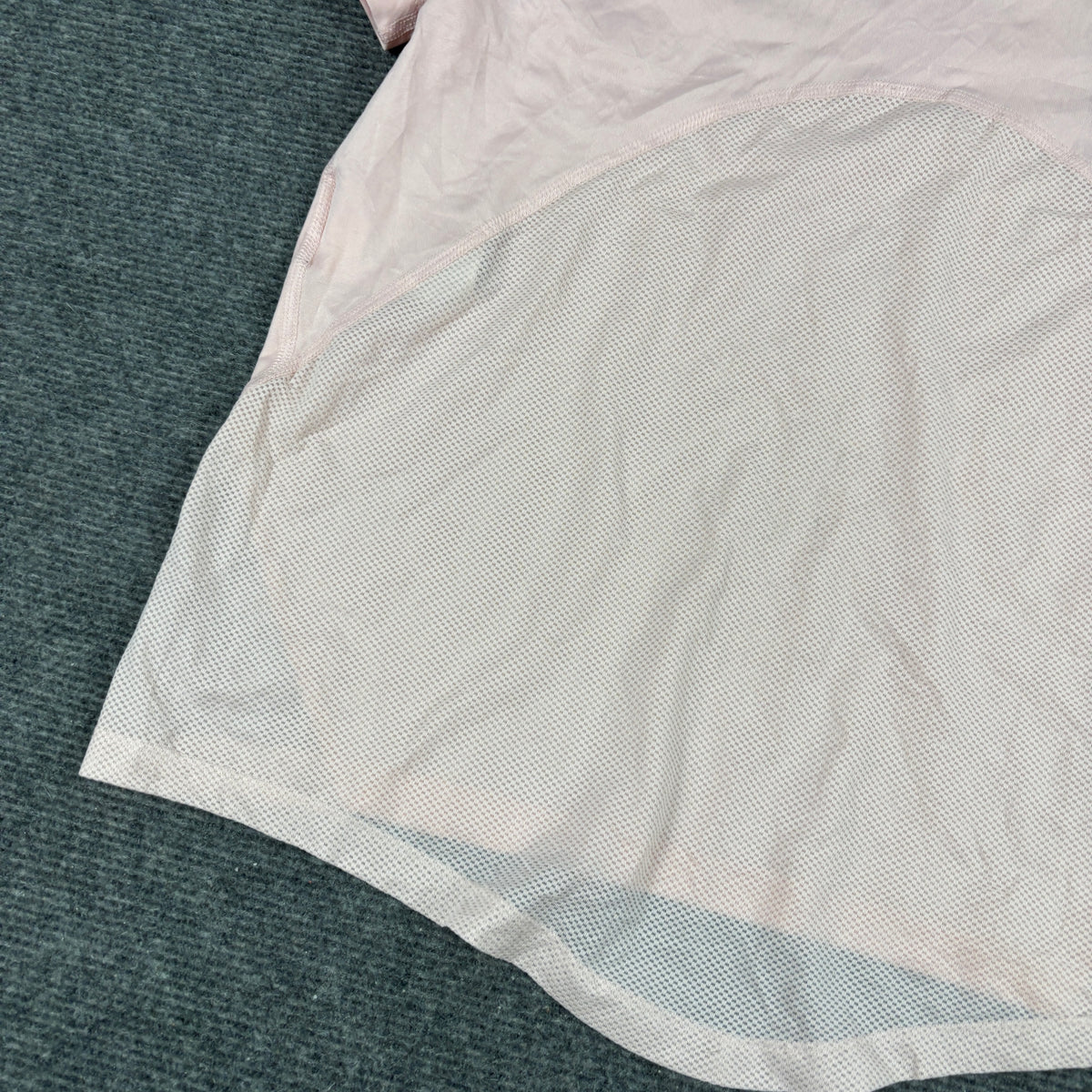 Nike Dri-Fit Activewear Top Women's Small Pink Grey Running T-shirt