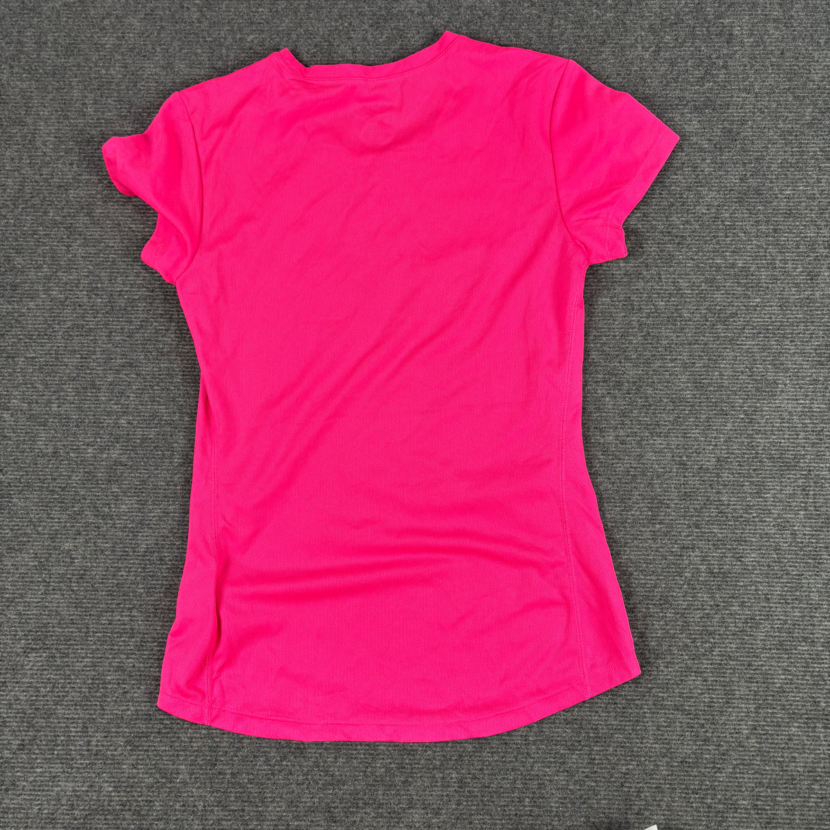 Nike Dri-Fit Activewear Top Women's XS Pink White Marathon T-shirt Japan Stock