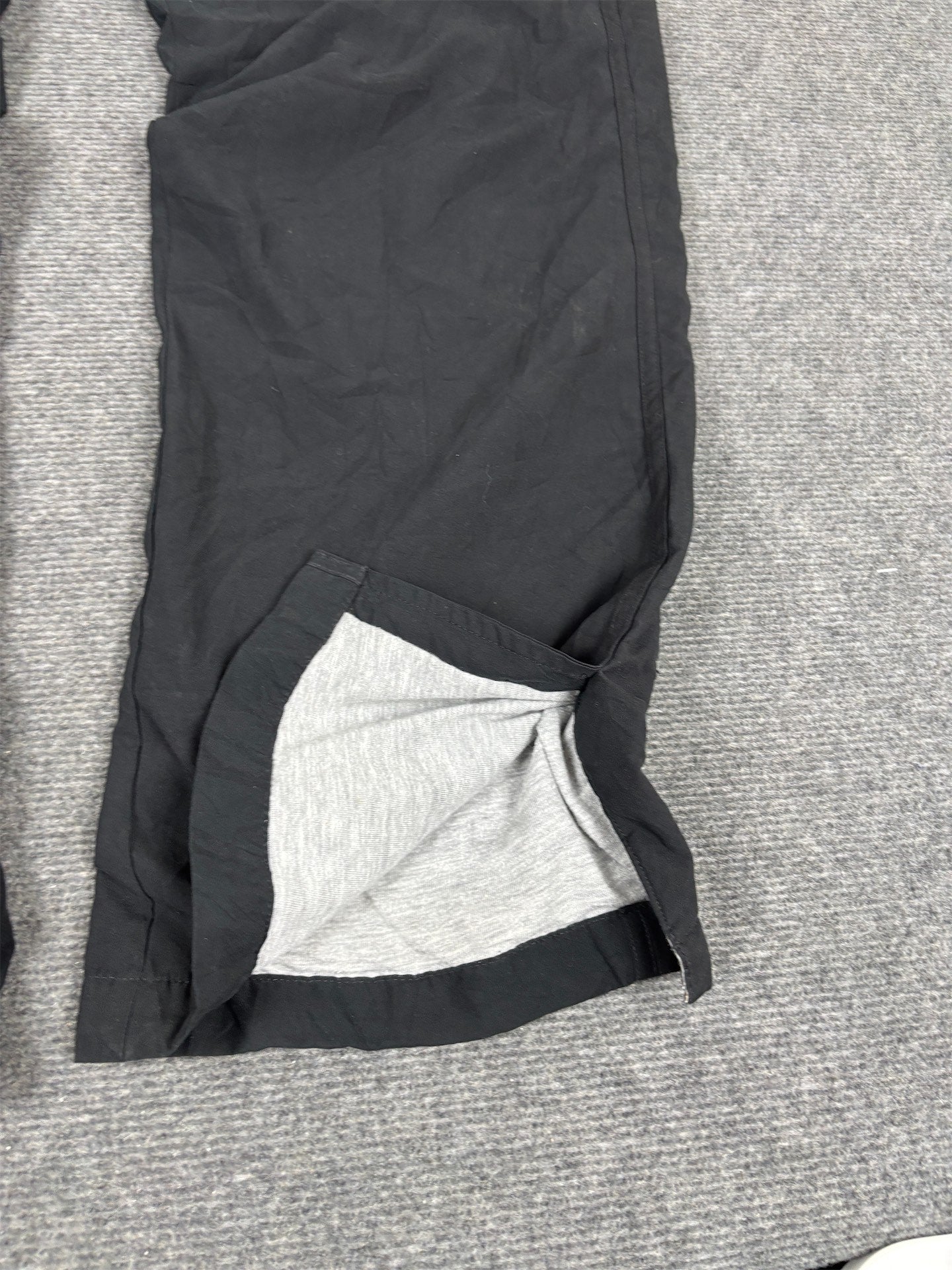 Vintage Y2K Nike Track Pants Women's L Black White Swoosh Classic Joggers Straight Leg