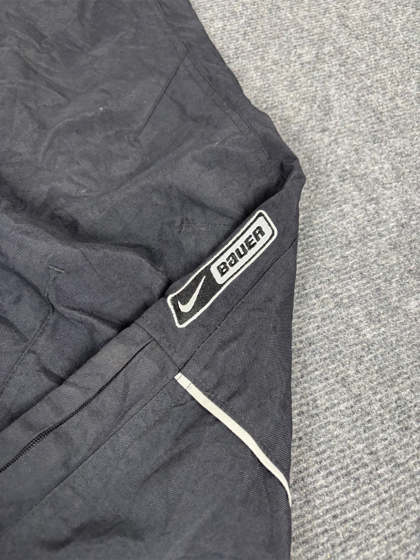 Vintage Y2K Nike x Bauer Pants Men's XL Black Hiking Outdoor Snow Joggers Wide Leg