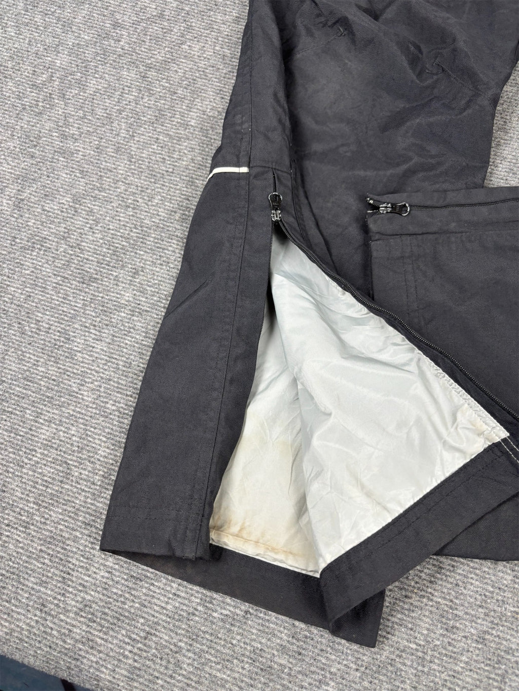 Vintage Y2K Nike x Bauer Pants Men's XL Black Hiking Outdoor Snow Joggers Wide Leg