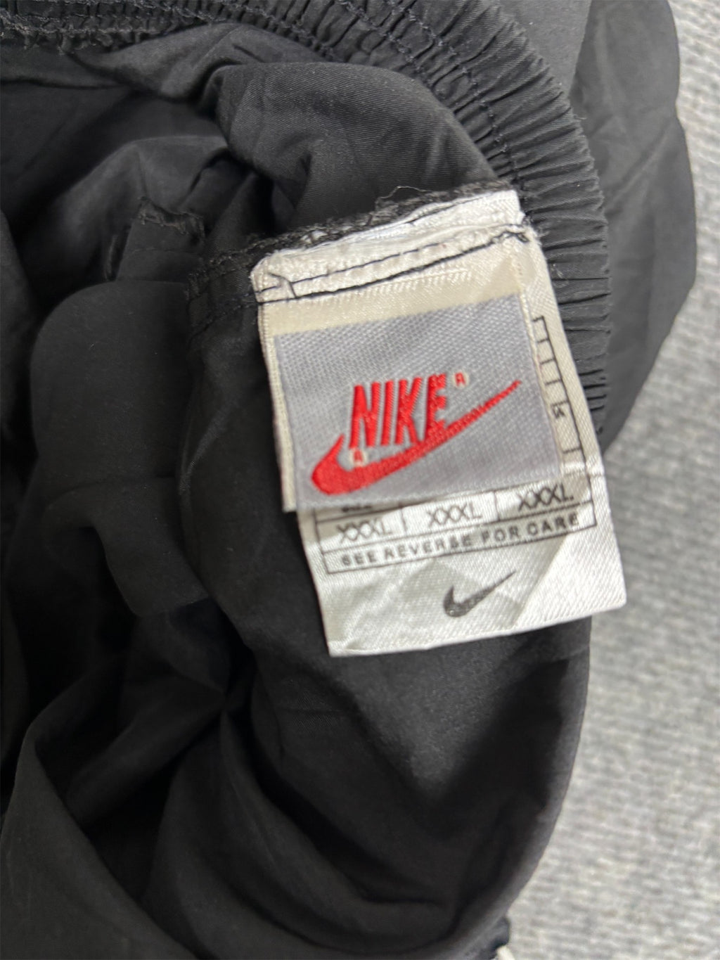 Vintage 90's Nike Track Pants Men's S Black Basketball Full Zip Joggers Wide Leg