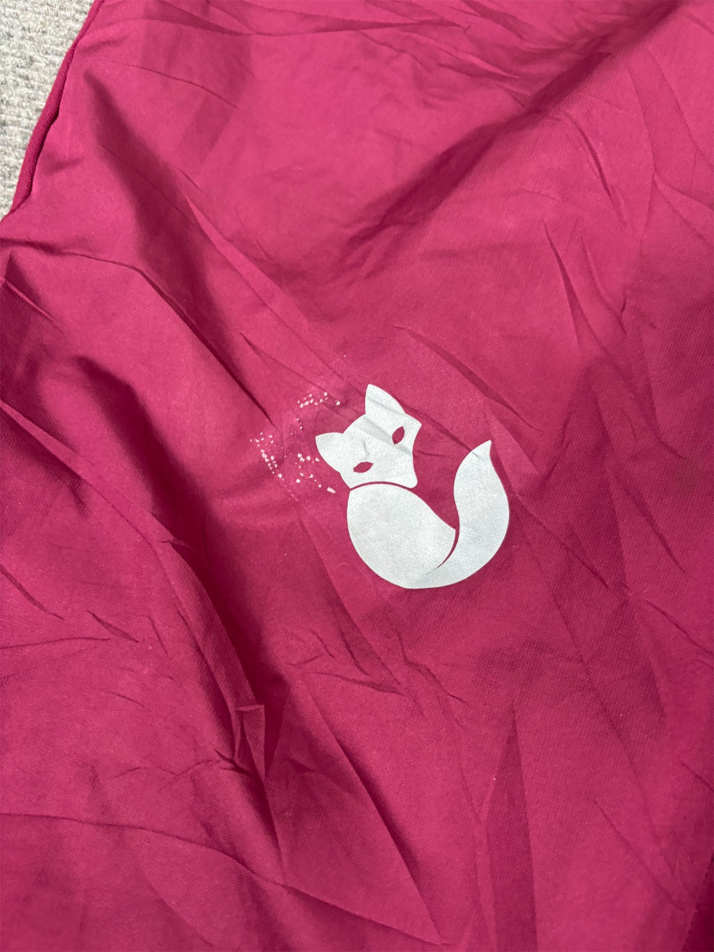 Vintage Y2K Nike Track Pants Women's S Red White Swoosh Fox Logo Joggers Wide Leg