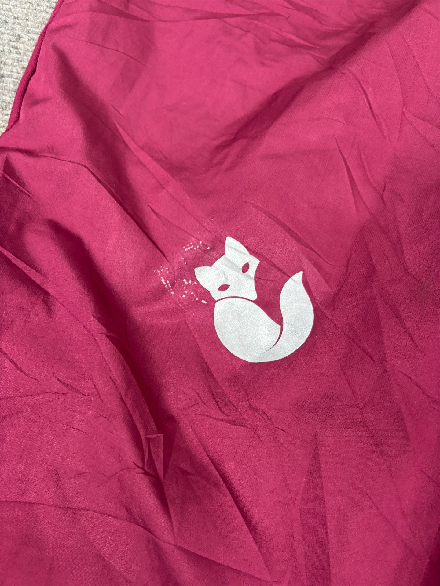 Vintage Y2K Nike Track Pants Women's S Red White Swoosh Fox Logo Joggers Wide Leg