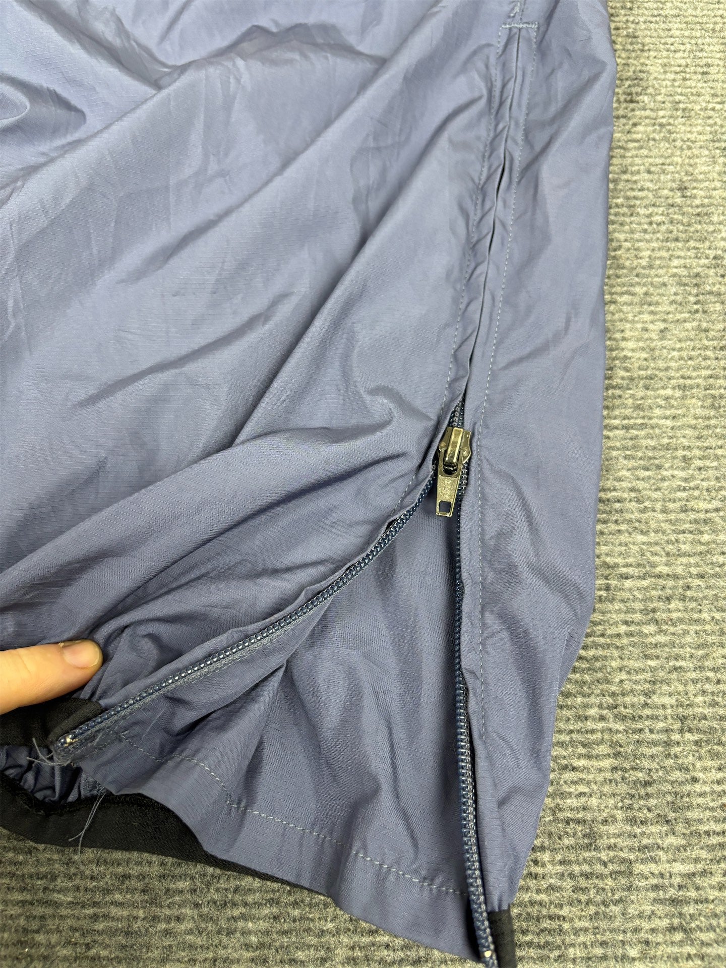 Vintage 90's Nike ACG Track Pants Women's L Purple Swoosh Belted Alpha Project Joggers Wide Leg