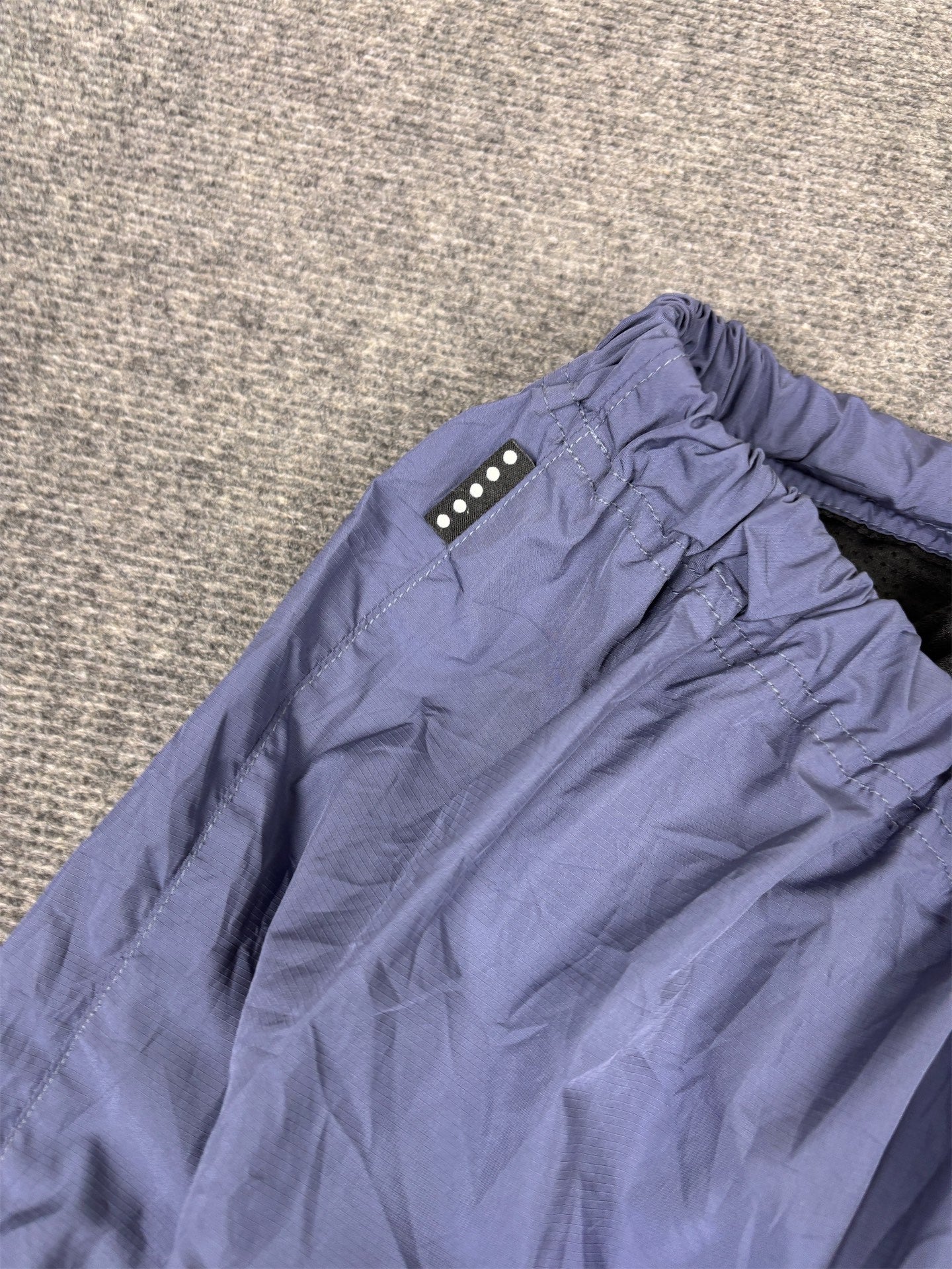 Vintage 90's Nike ACG Track Pants Women's L Purple Swoosh Belted Alpha Project Joggers Wide Leg