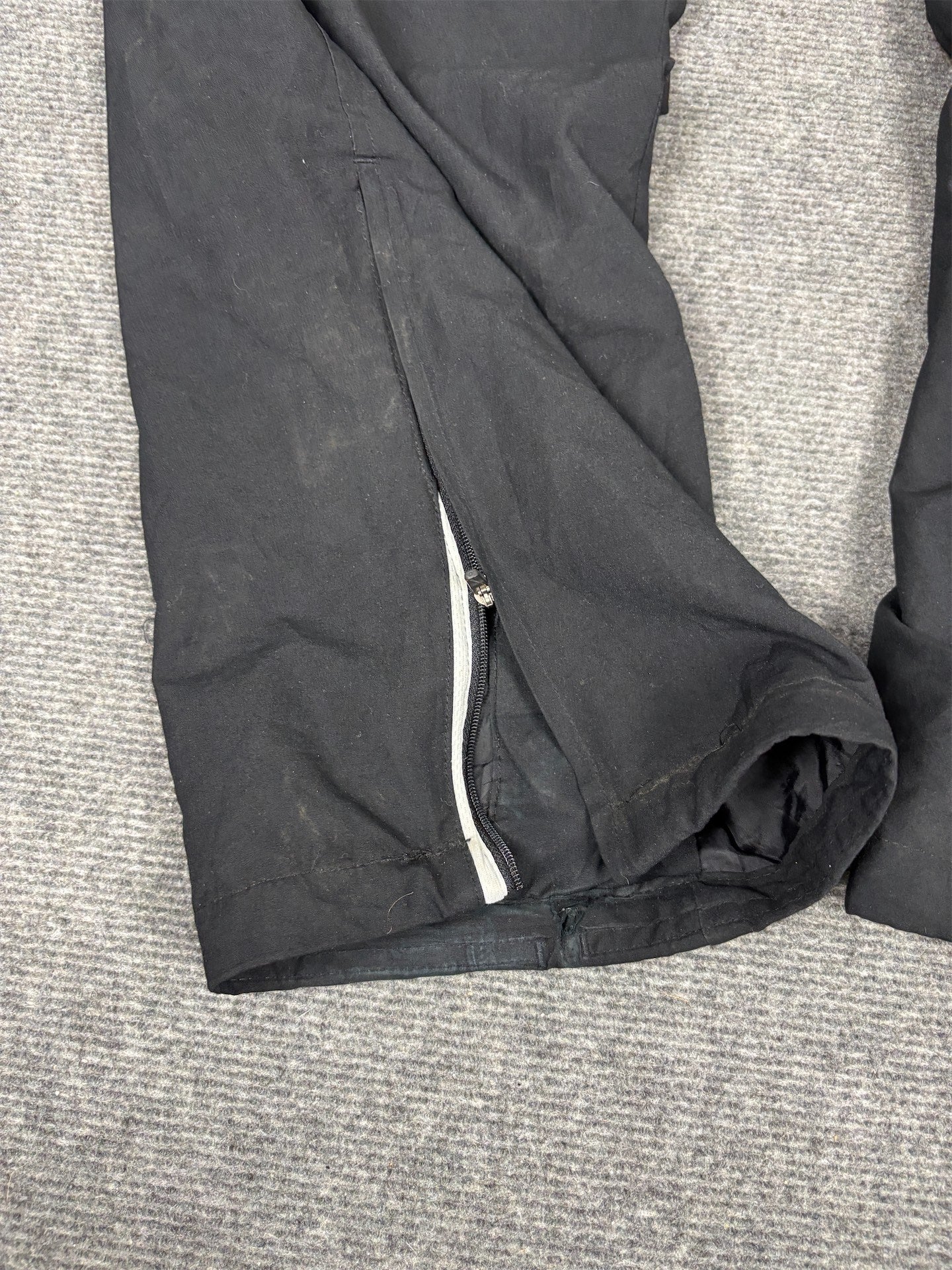 Vintage Y2K Nike Football Track Pants Men's M Black Red White Joggers Wide Leg