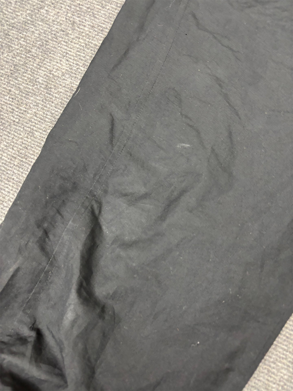 Vintage Y2K Nike Football Track Pants Men's M Black Red White Joggers Wide Leg