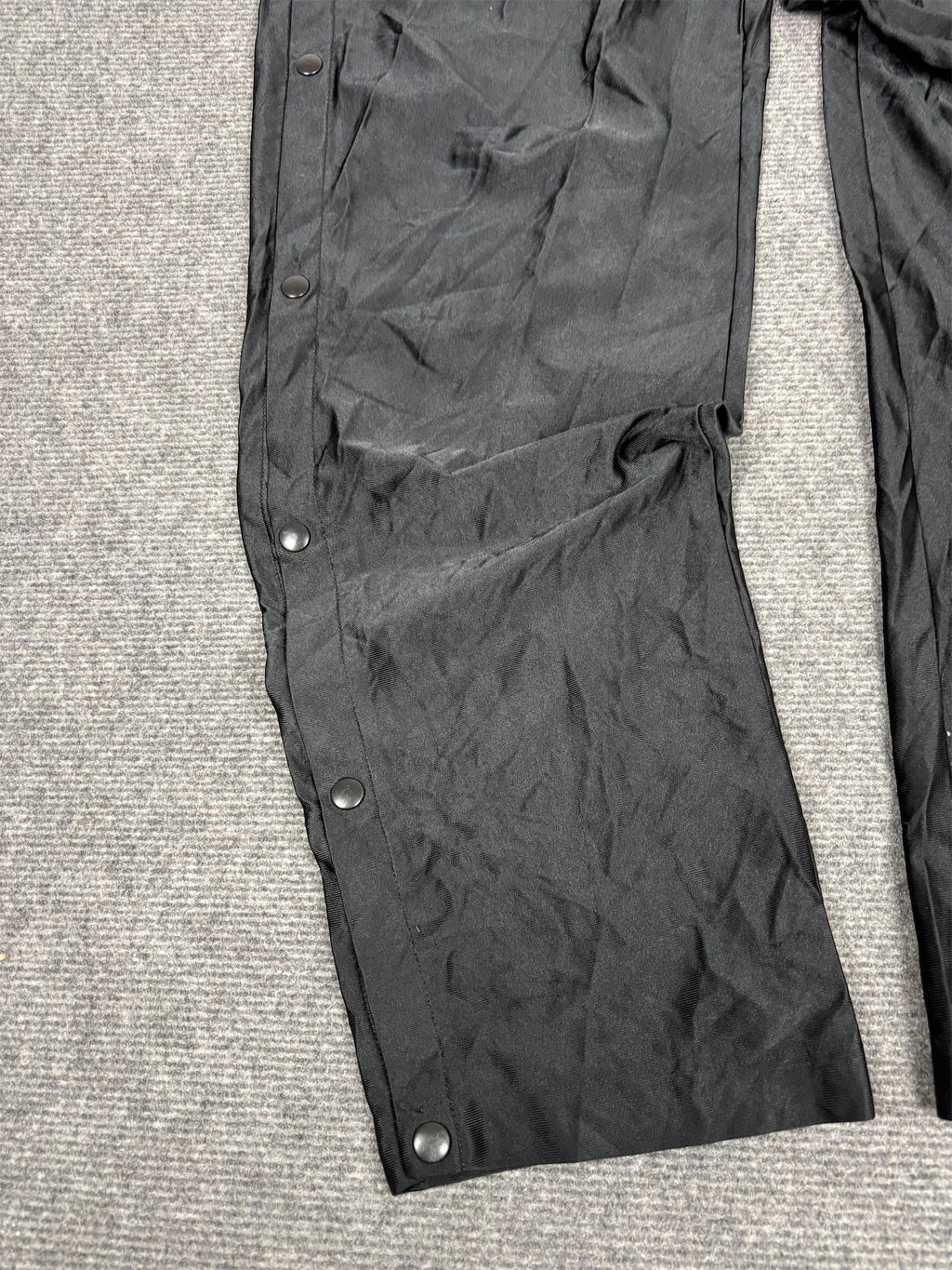 Vintage 90's Nike Track Pants Men's M Black Tear Away Joggers Wide Leg
