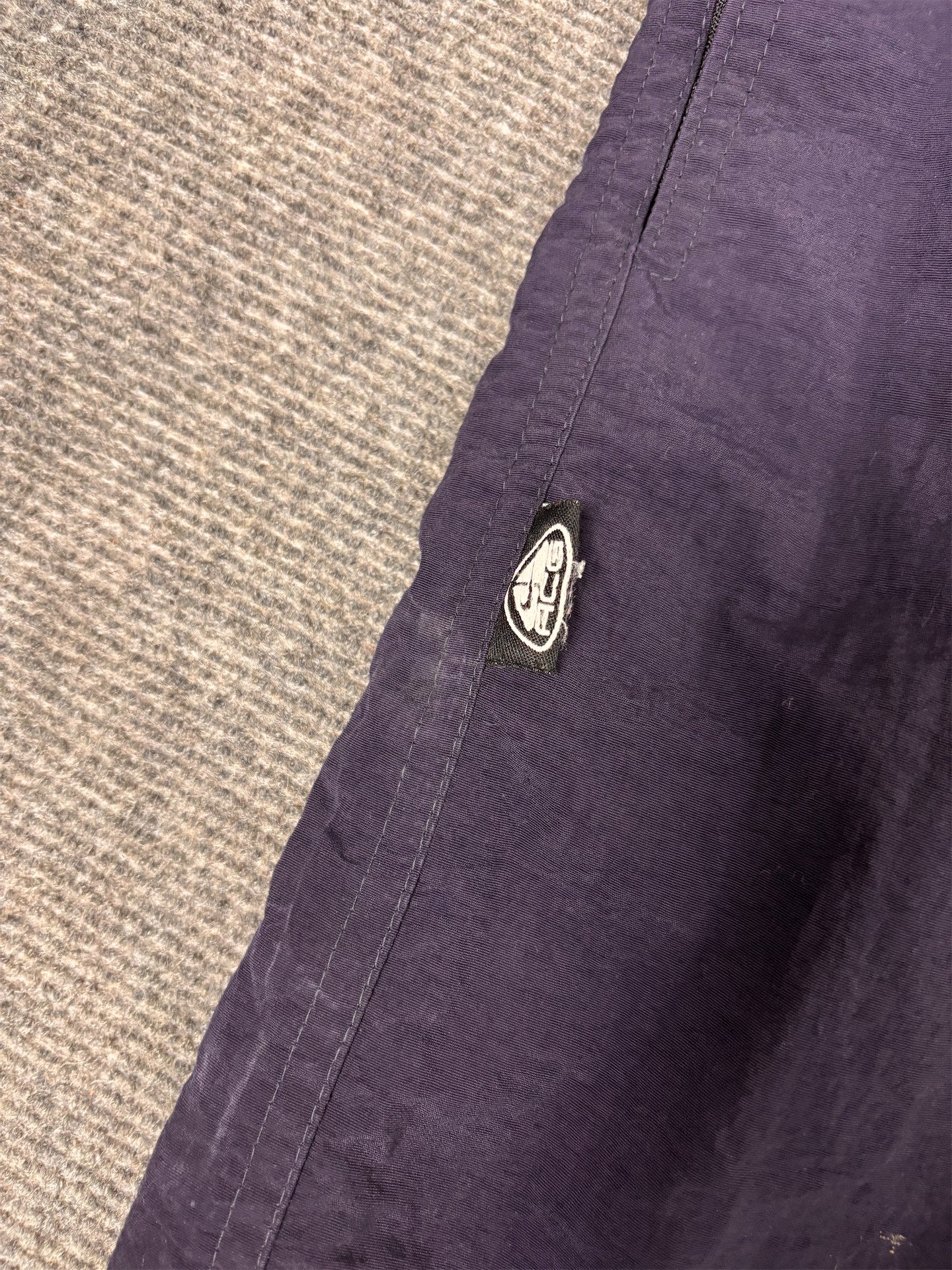 Vintage Y2K Nike ACG Track Pants Men's XL Navy Embroidered Logo Joggers Wide Leg