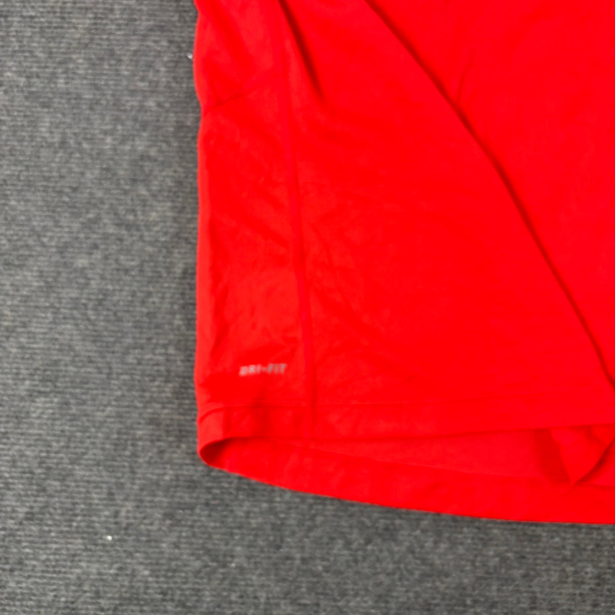 Nike Running Dri-Fit Tee Women's Small Red Reflective Silver Activewear T-shirt