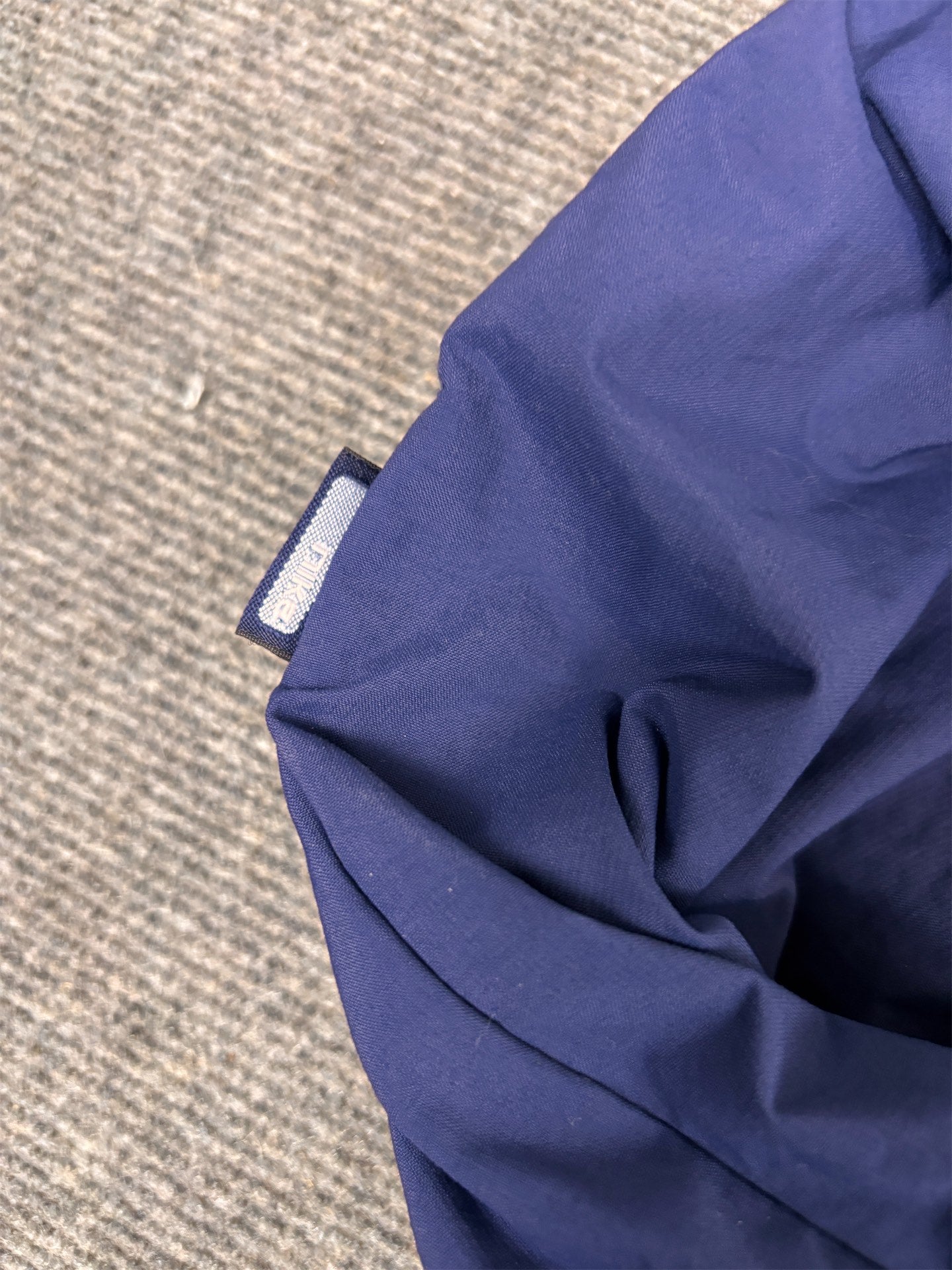 Vintage Y2K Nike Track Pants Women's M Navy Blue Swoosh Pping Joggers Straight Leg