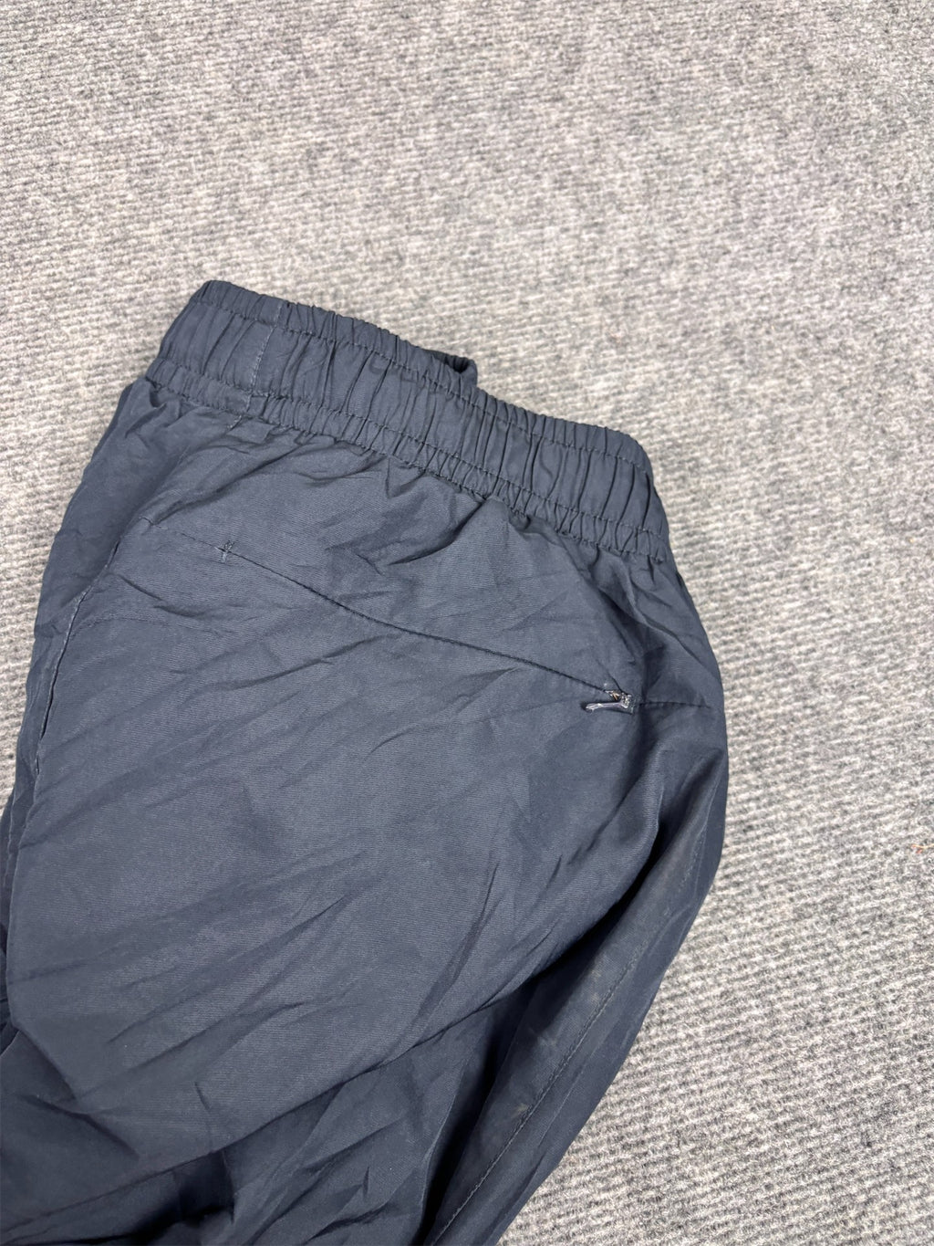 Classic Nike Track Pants Men's M Navy White Spell Out Joggers