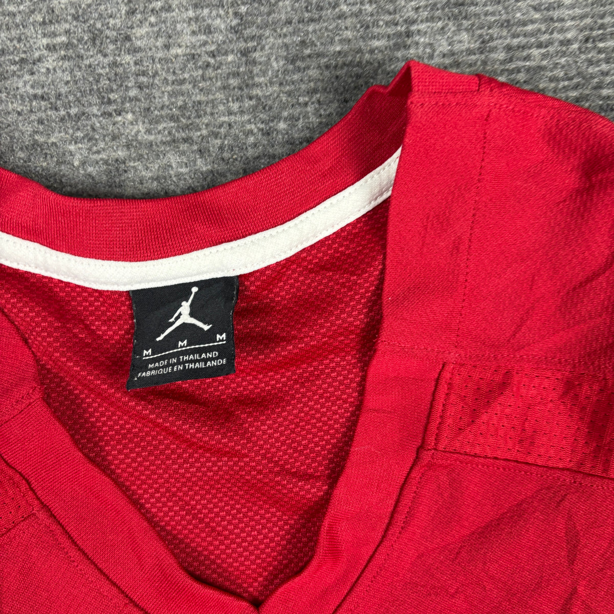 y2k Jordan Jumpman Basketball Jersey Tank Men's Medium Red White