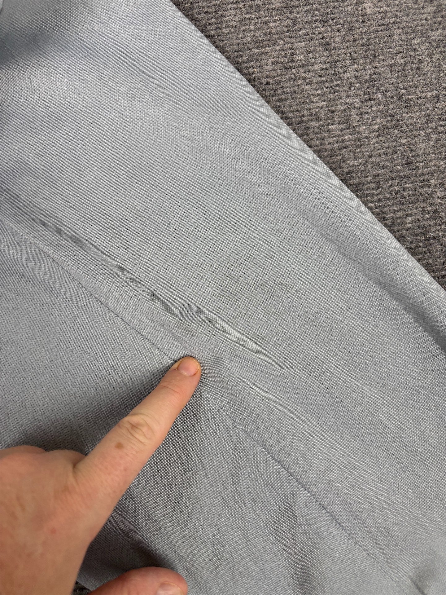 Vintage Y2K Nike Track Pants Men's S Grey Red Piping Swoosh Straight Leg