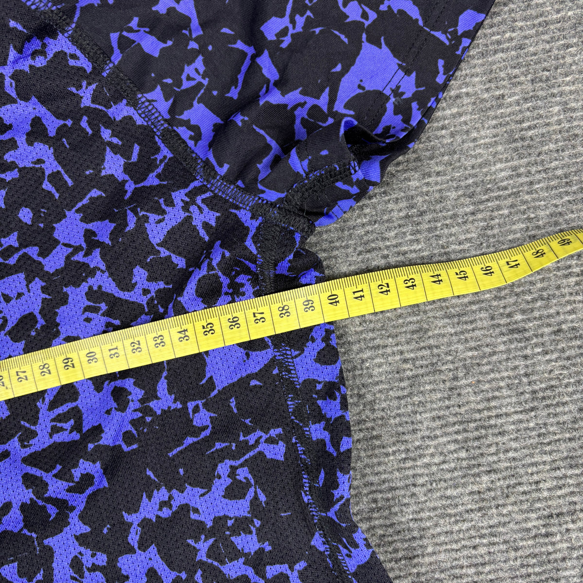 Nike Running Dri-Fit Activewear Top Women's XS Purple Black Print