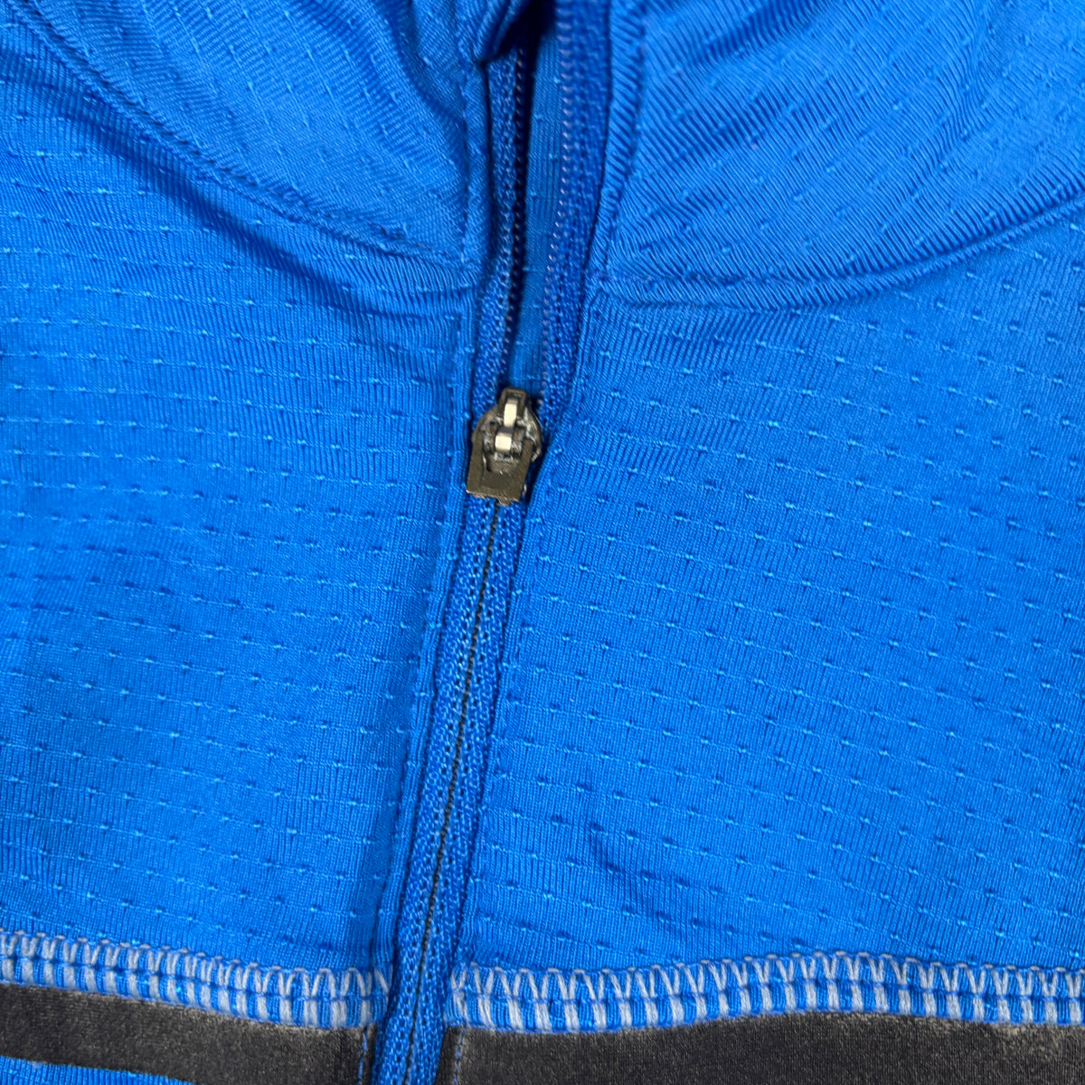Vintage Y2K Nike Fit 1/4 Zip Top Women's Blue Mock Neck Long Sleeve Activewear