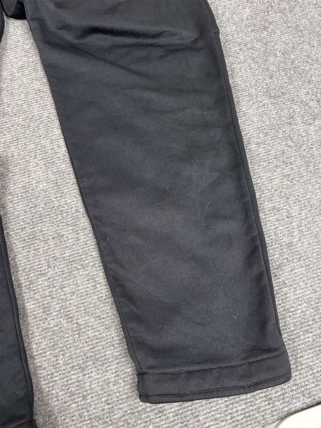 Vintage Y2K Nike Track Pants Men's XL Black White Swoosh Padded Running Joggers Tapered