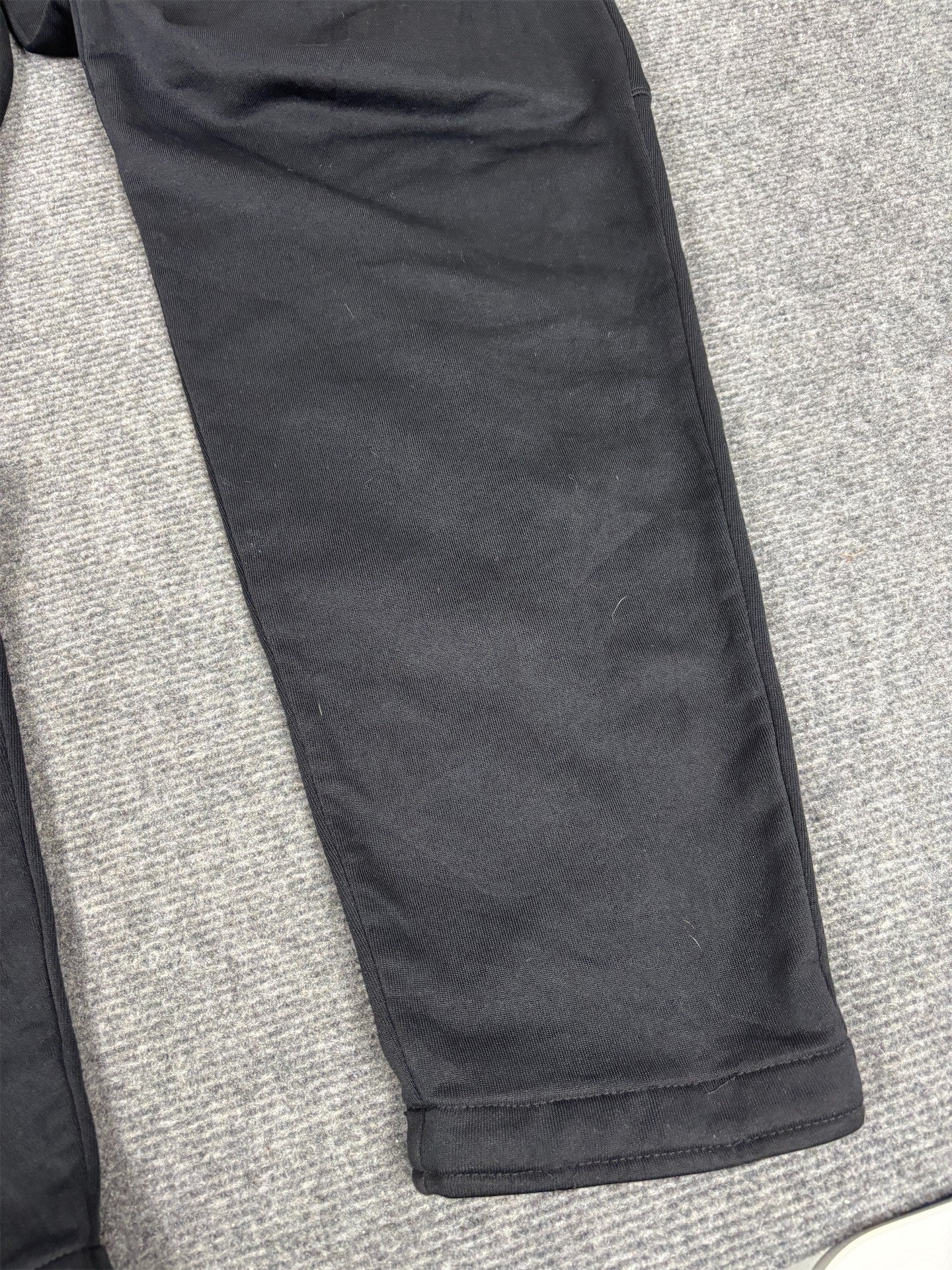 Vintage Y2K Nike Track Pants Men's XL Black White Swoosh Padded Running Joggers Tapered