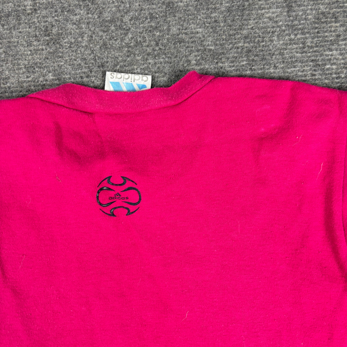 Vintage Y2K Adidas Tank Top Women's Small Pink Spellout Logo Activewear