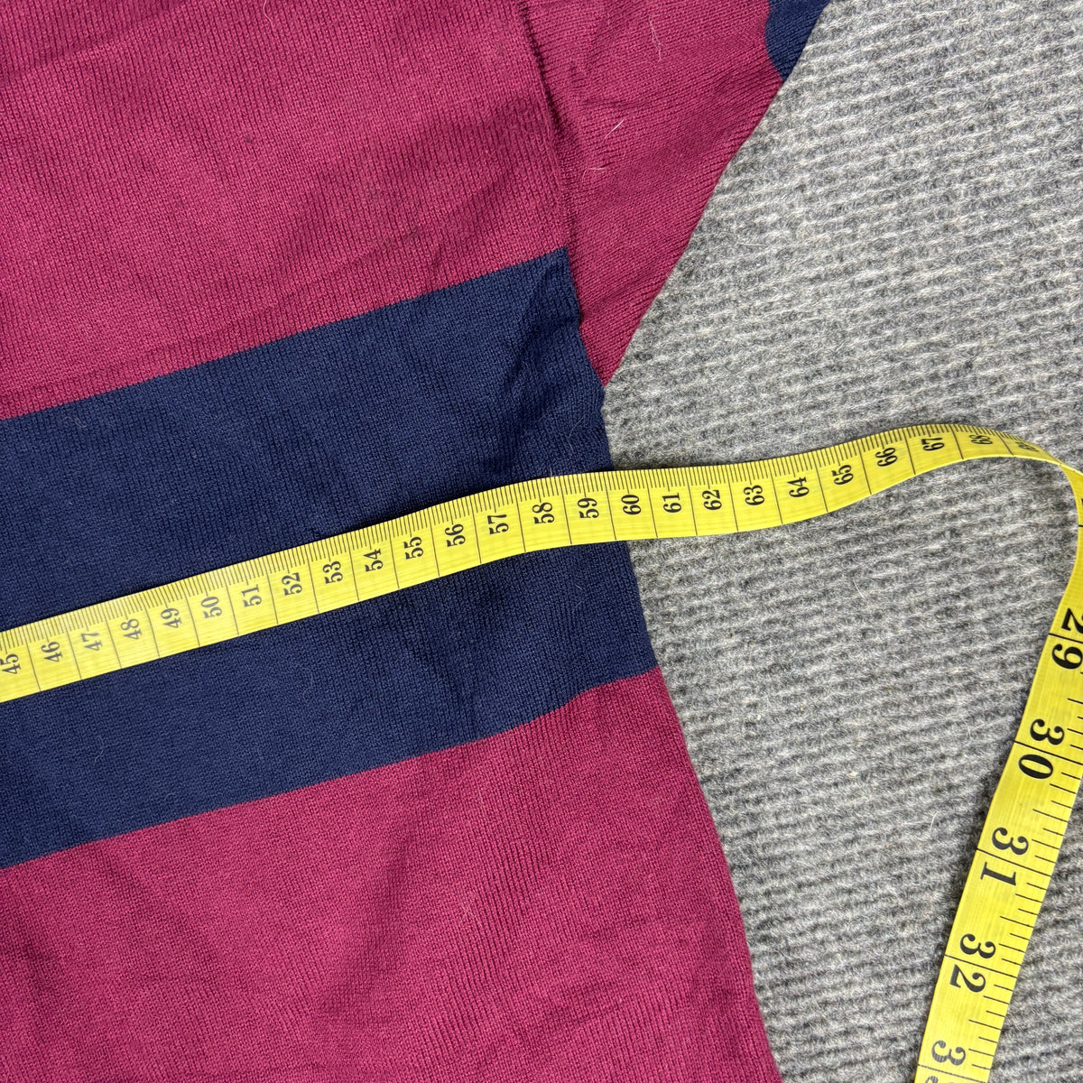 Vintage 90s Canterbury Rugby Polo Men's XL Burgundy Navy Stripe Jersey