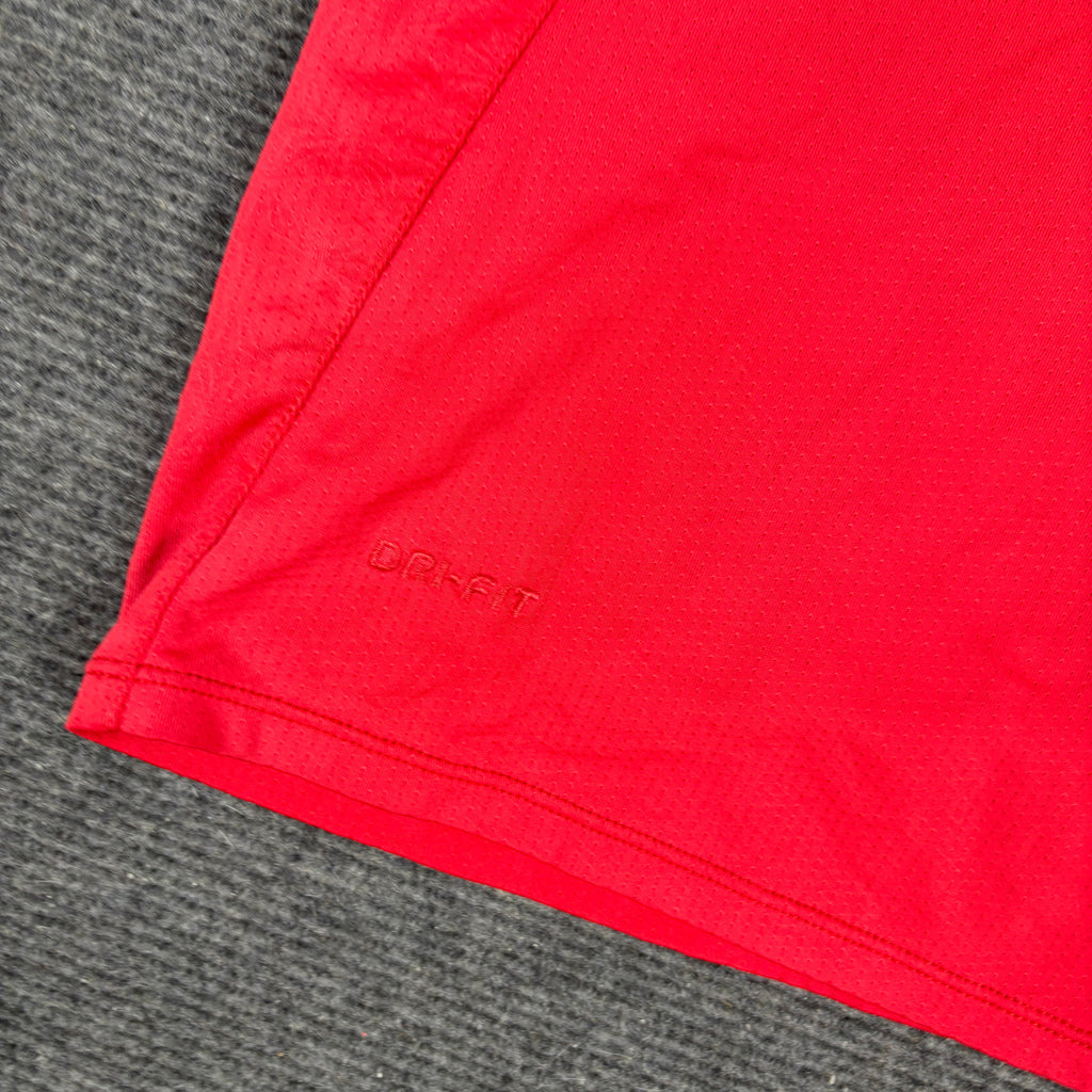 Nike Court Dri-Fit Tank Top Men's Large Red Sleeveless Tennis Top T-shirt