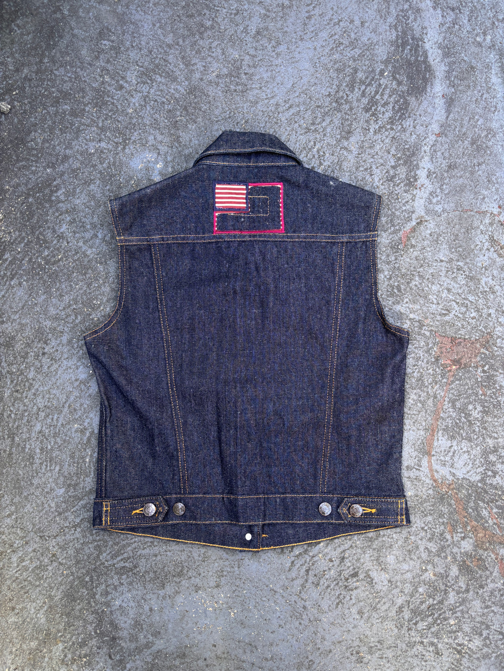 Vintage 90s Polo Jeans Co. Ralph Lauren Denim Vest Women’s S Dark Wash