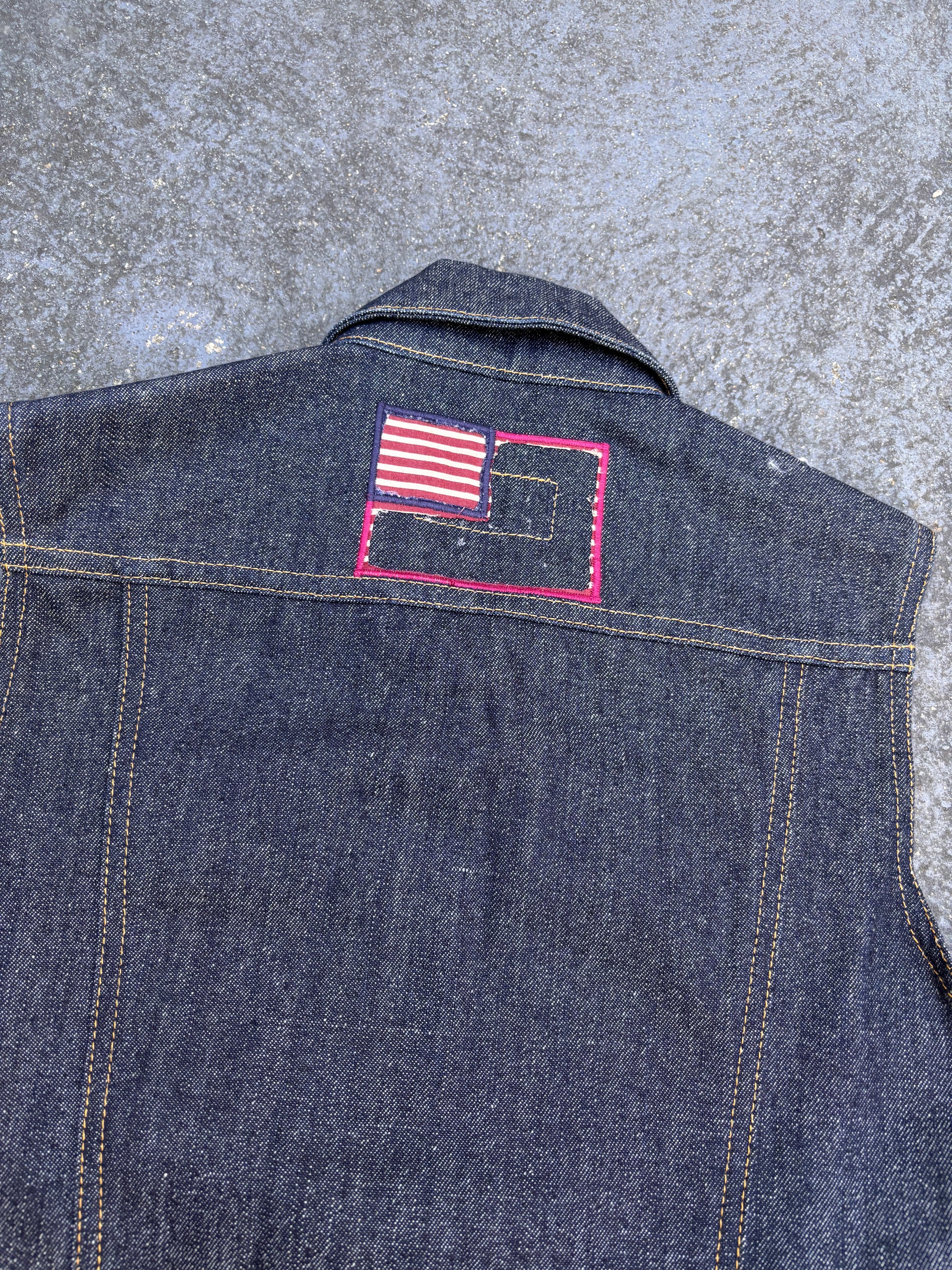 Vintage 90s Polo Jeans Co. Ralph Lauren Denim Vest Women’s S Dark Wash