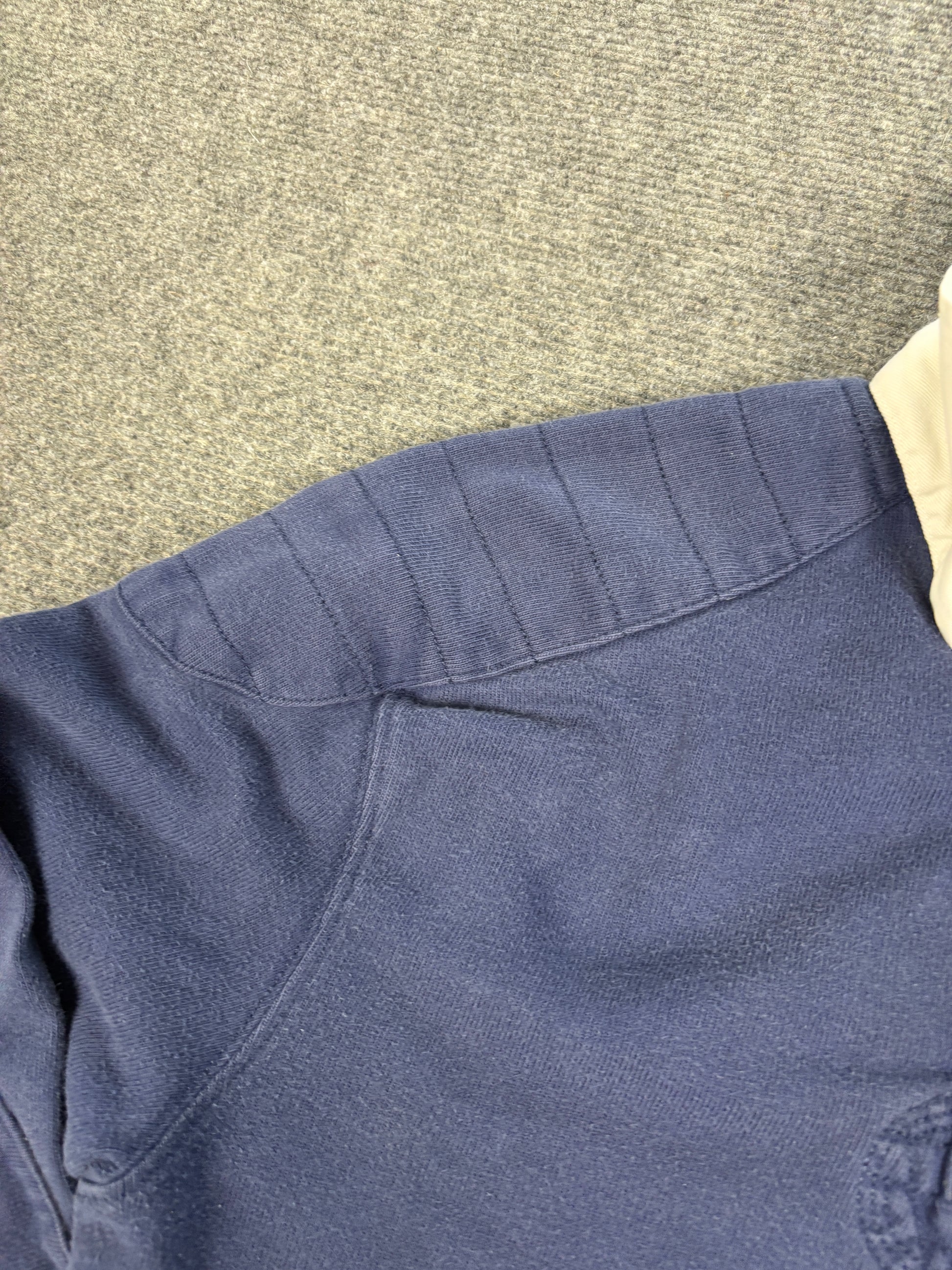 Vintage 90's Ralph Lauren Rugby Polo Men's S Navy Big Pony Collared