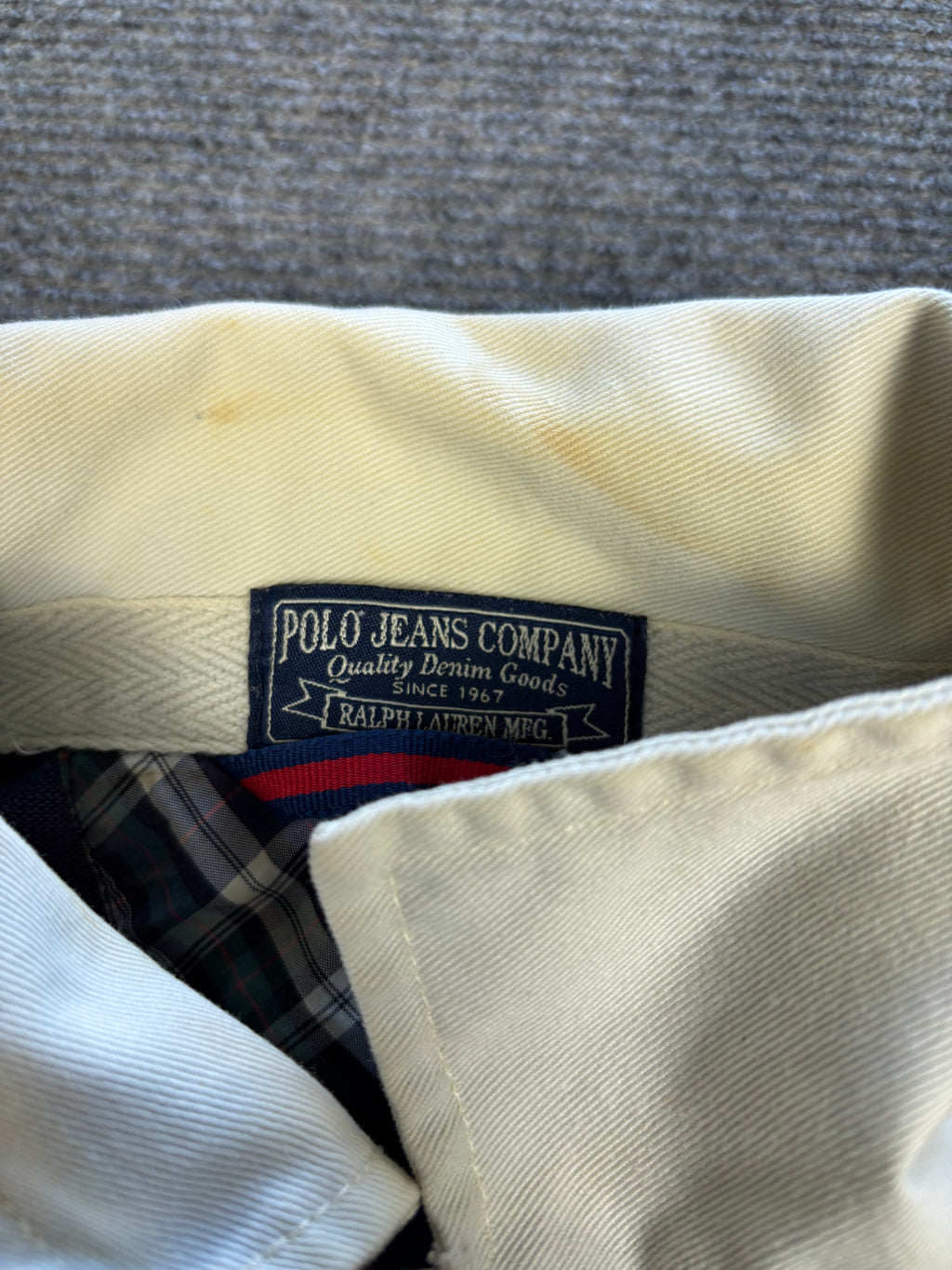 Vintage Y2K Ralph Lauren Rugby Polo Men's M Navy Felt Badge Logo Collared