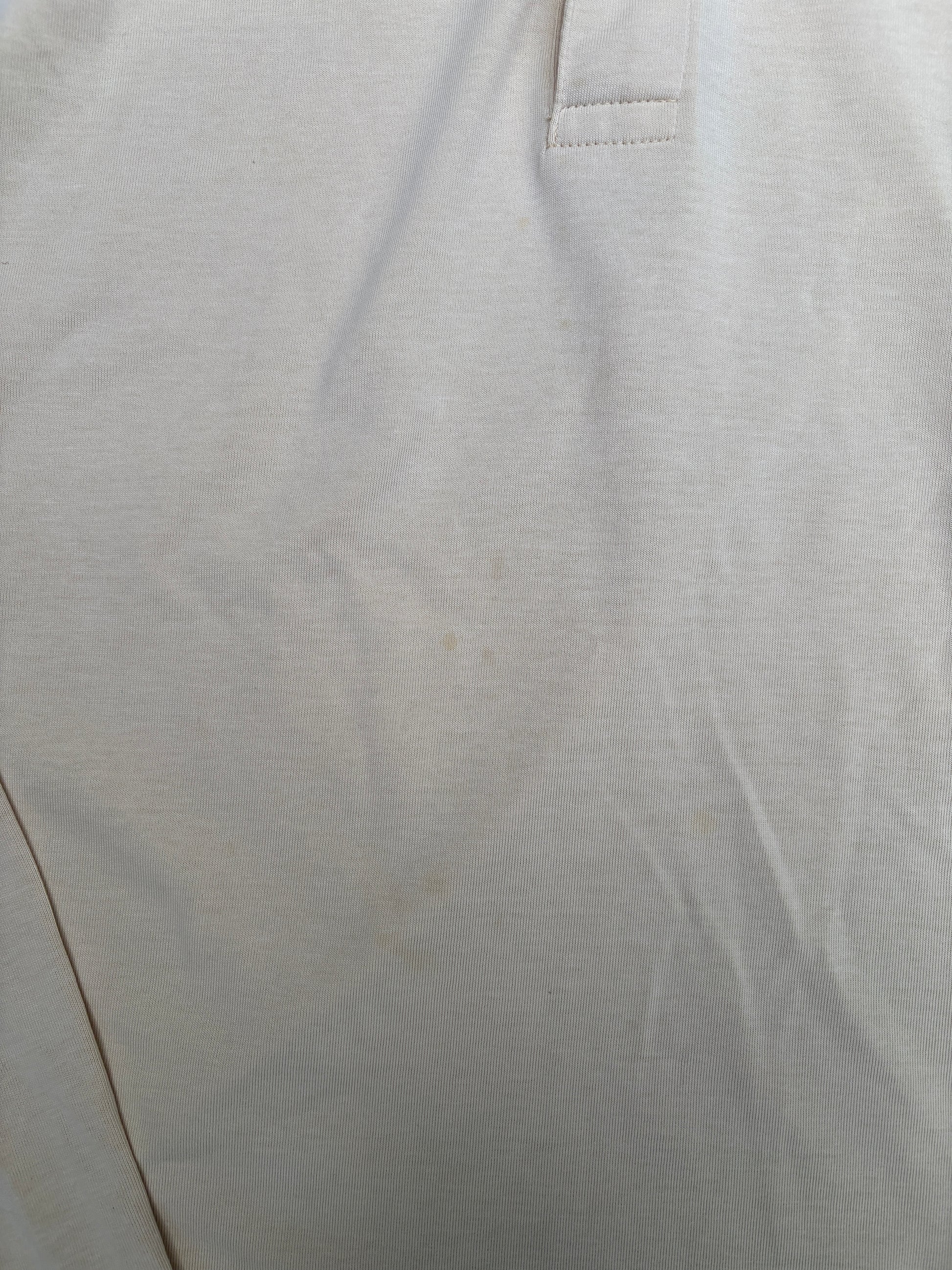Vintage 90s Nike Golf Polo Size M Beige Black Swoosh Classic Golf Logo Long Sleeve