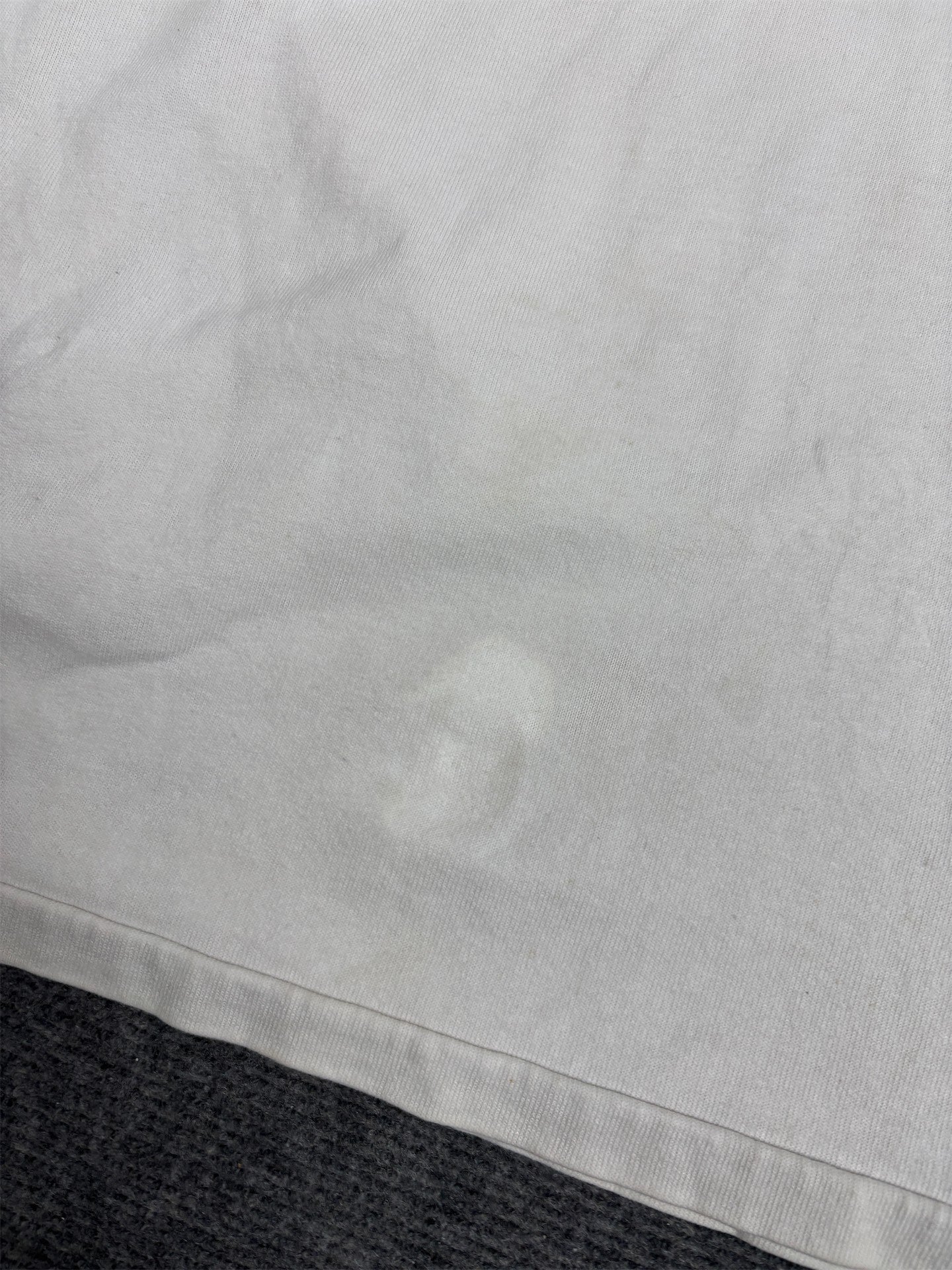 Vintage 90's Ralph Lauren Rugby Polo Men's L White Big Pony 2 Sleeve Neck Collared