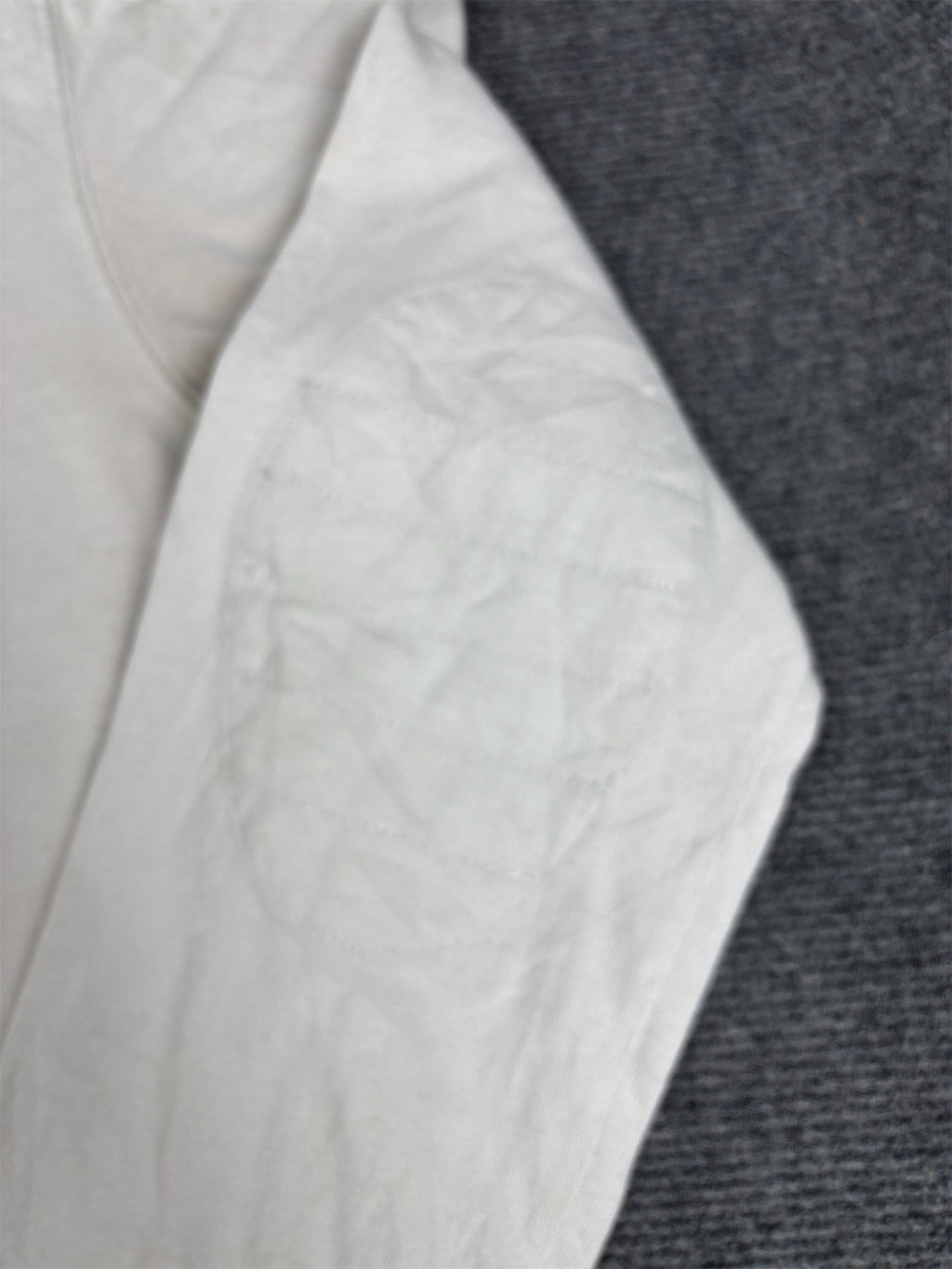 Vintage 90's Ralph Lauren Rugby Polo Men's L White Big Pony 2 Sleeve Neck Collared