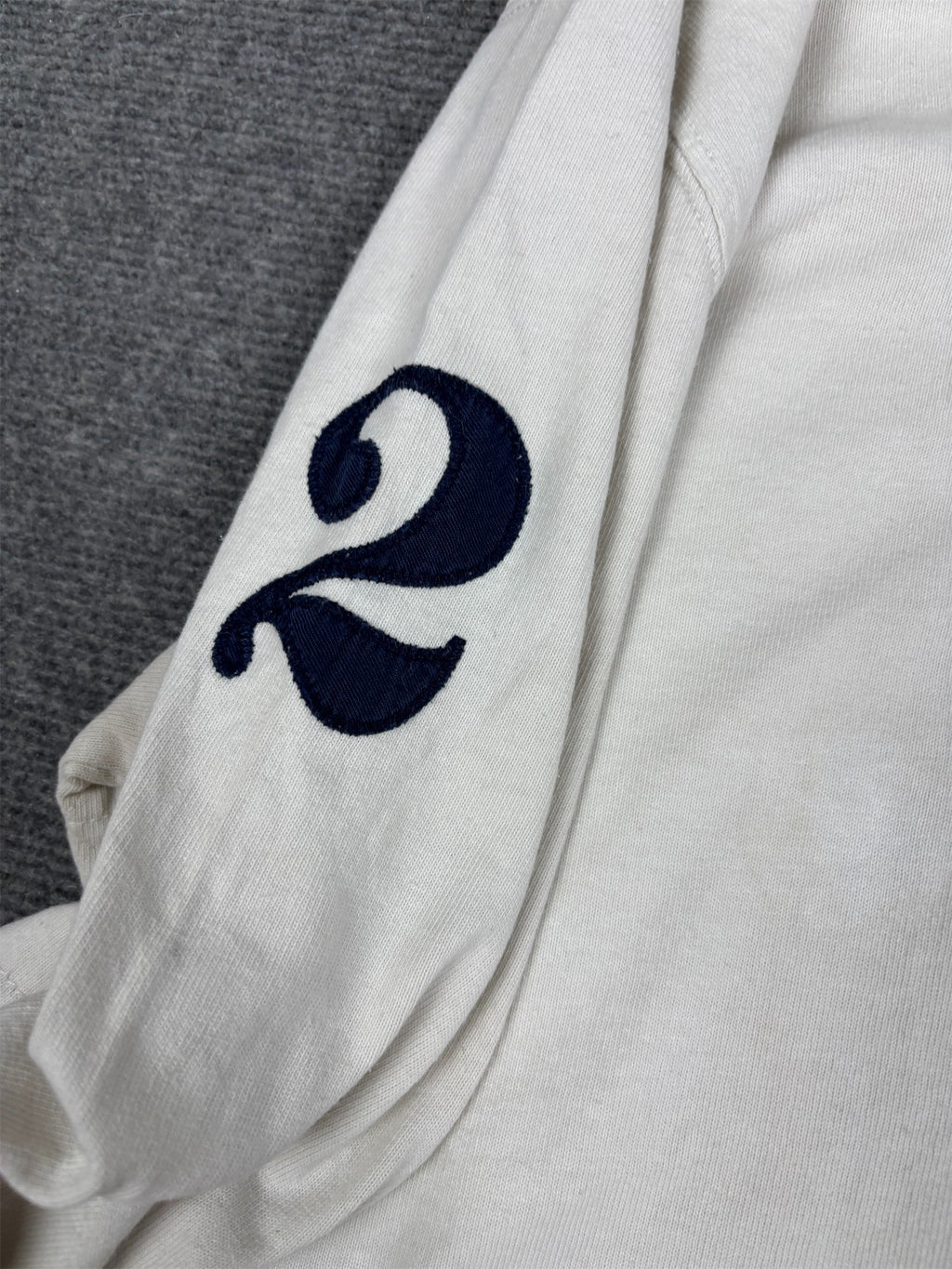 Vintage 90's Ralph Lauren Rugby Polo Men's L White Big Pony 2 Sleeve Neck Collared