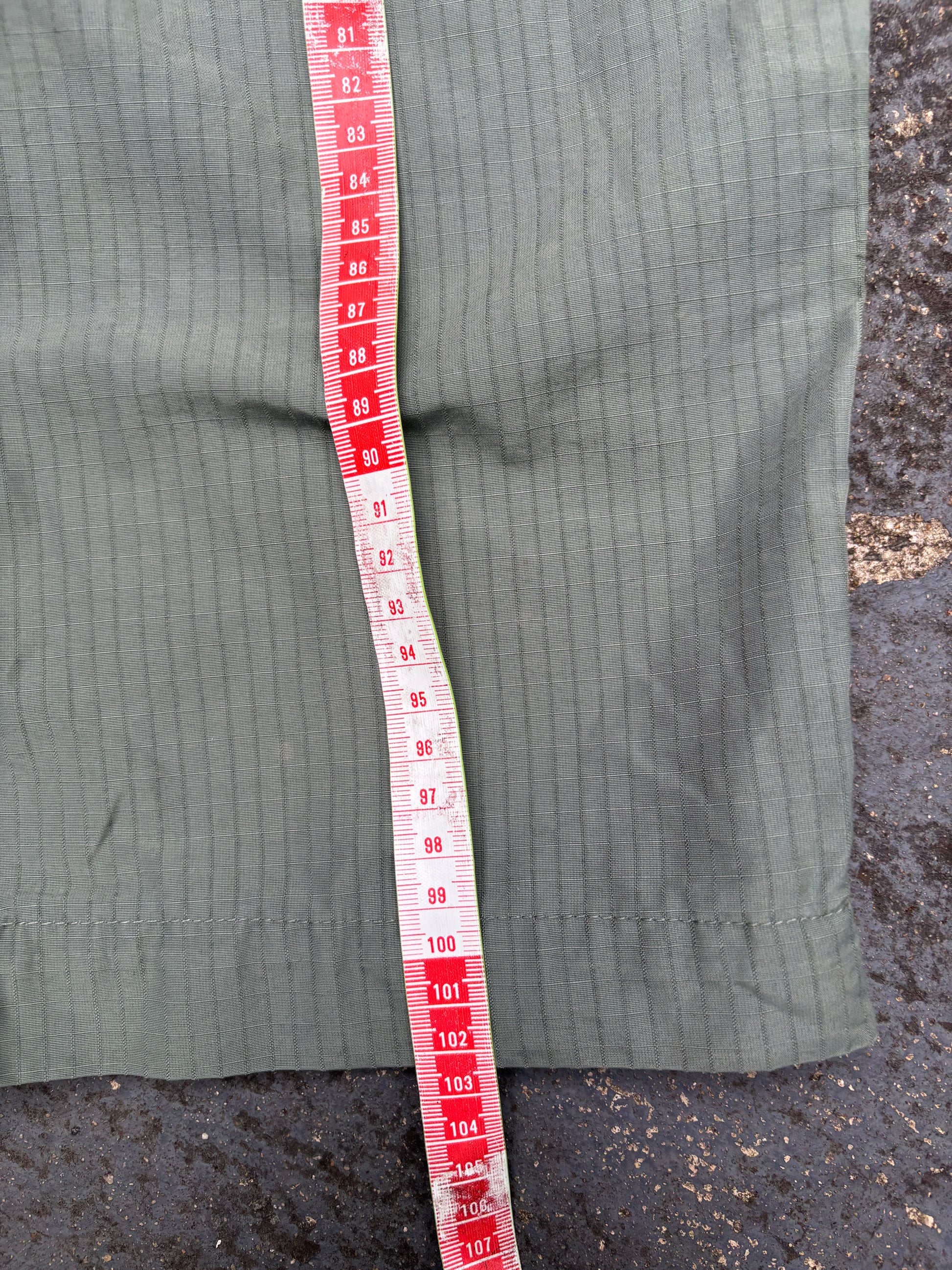 Vintage 90s Nike ACG Cargo Pants Women’s M Sage Green Cotton Nylon Straight Leg
