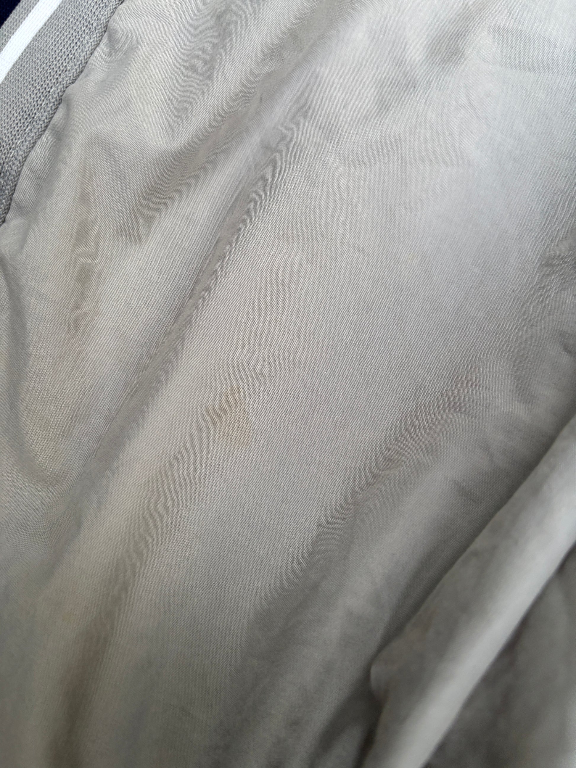 Vintage Y2K Nike Track Pants Men’s XL Grey Navy Detail Tear Away Wide Leg Windbreakers