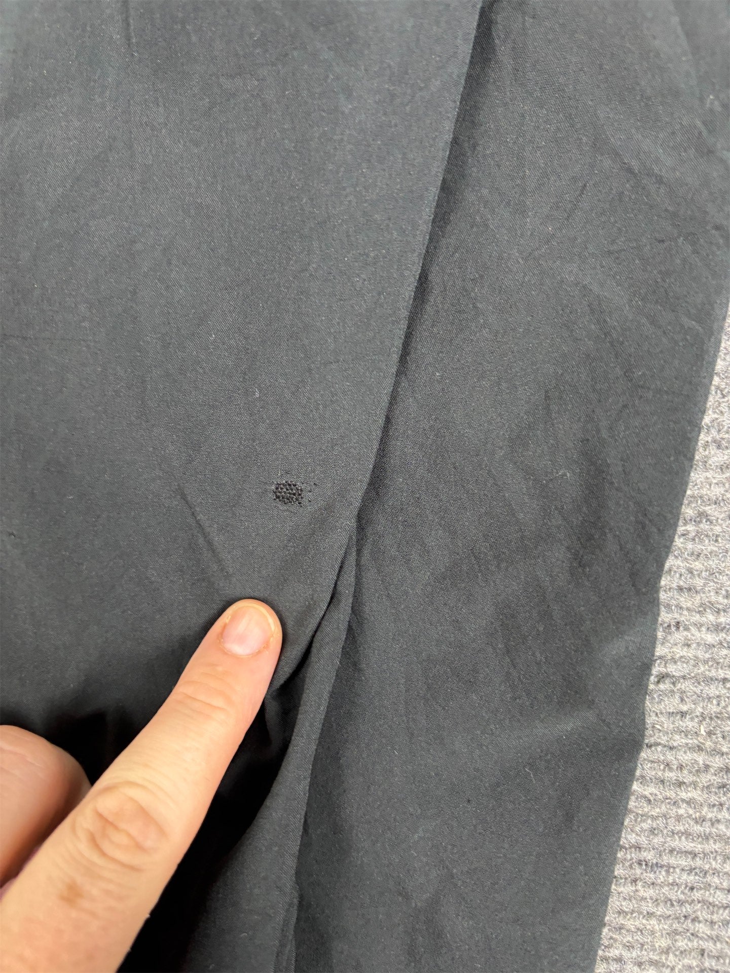 Vintage Y2K Nike FITDRY Track Pants Mens L Black Grey Panels Baggy Gym Joggers