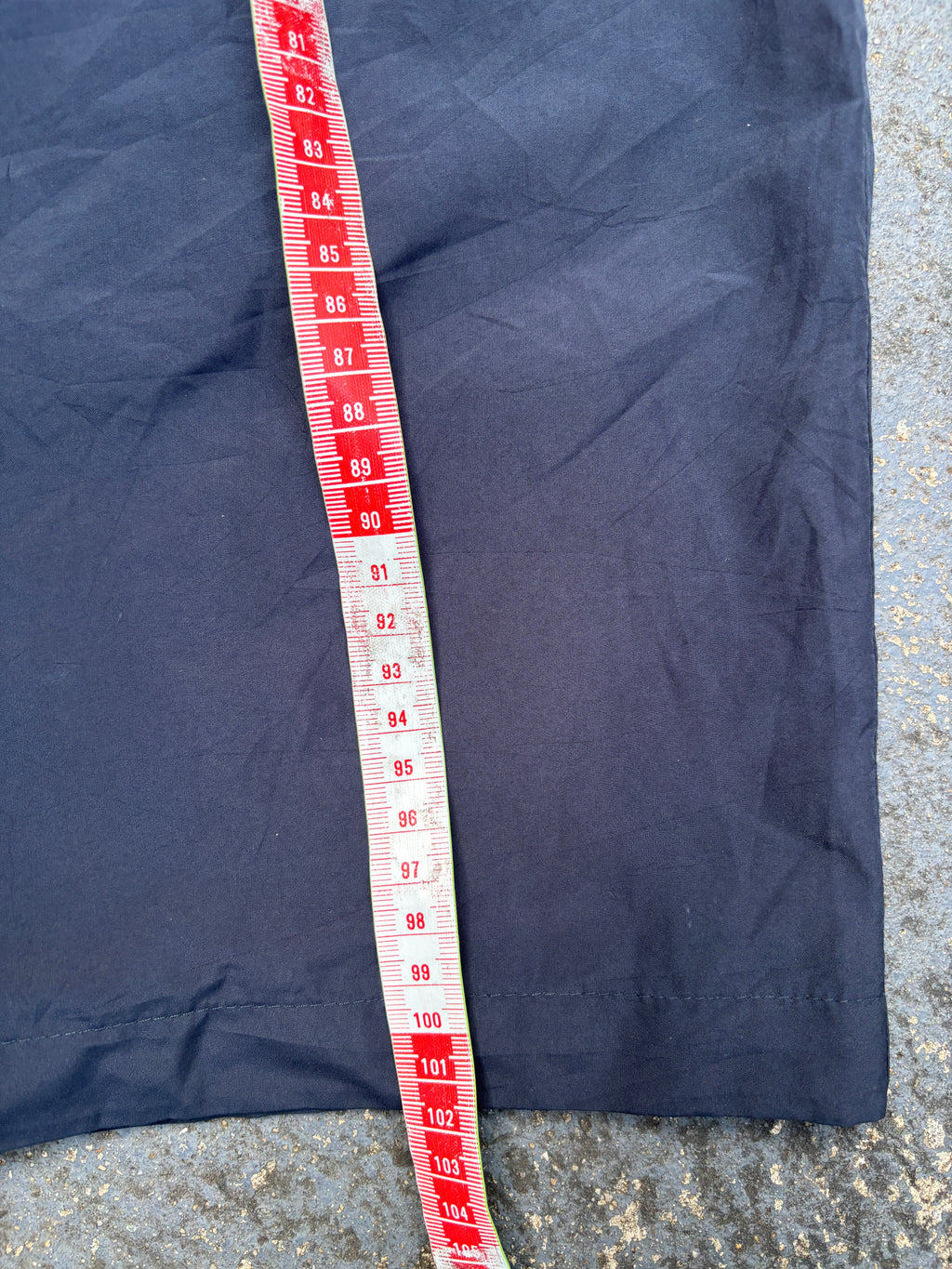 Vintage Y2K Nike Track Pants Men’s L Navy White Swoosh Wide Leg Classic Windbreakers