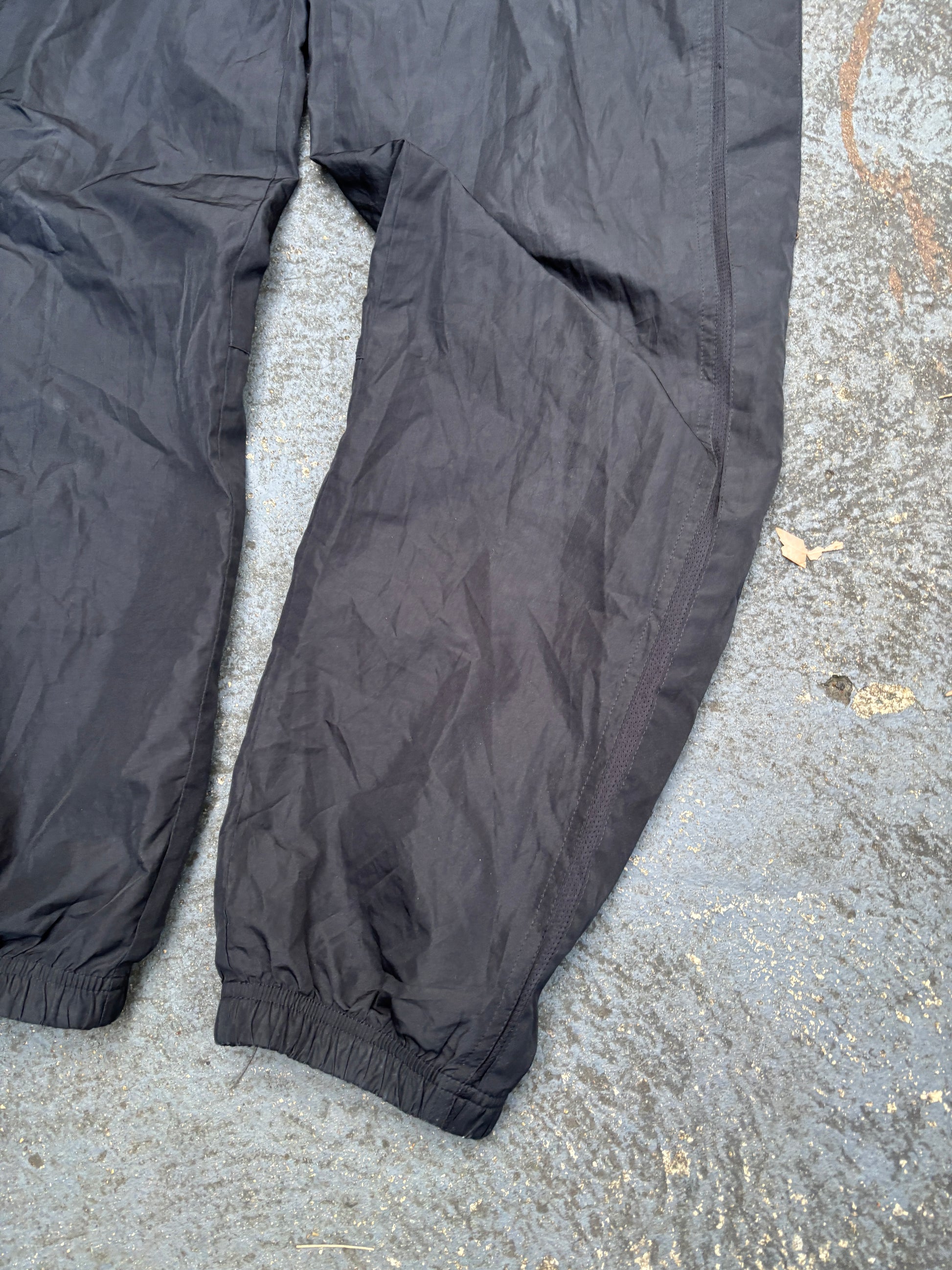 Vintage Y2K Nike Track Pants Men’s S Black White Swoosh Classic Windbreakers