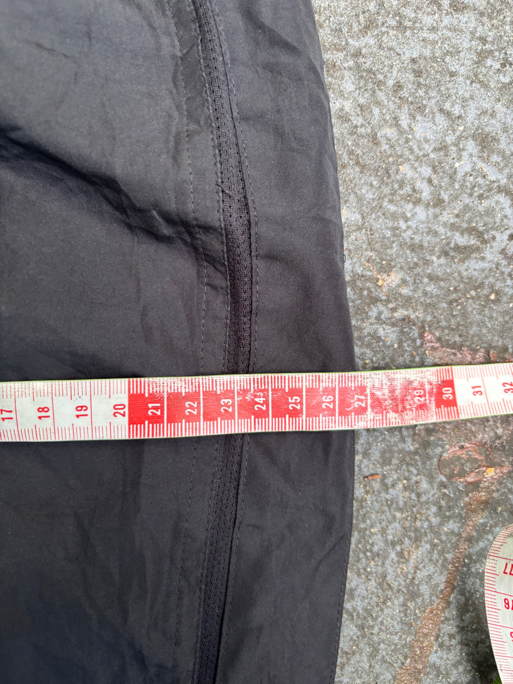 Vintage Y2K Nike Track Pants Men’s S Black White Swoosh Classic Windbreakers