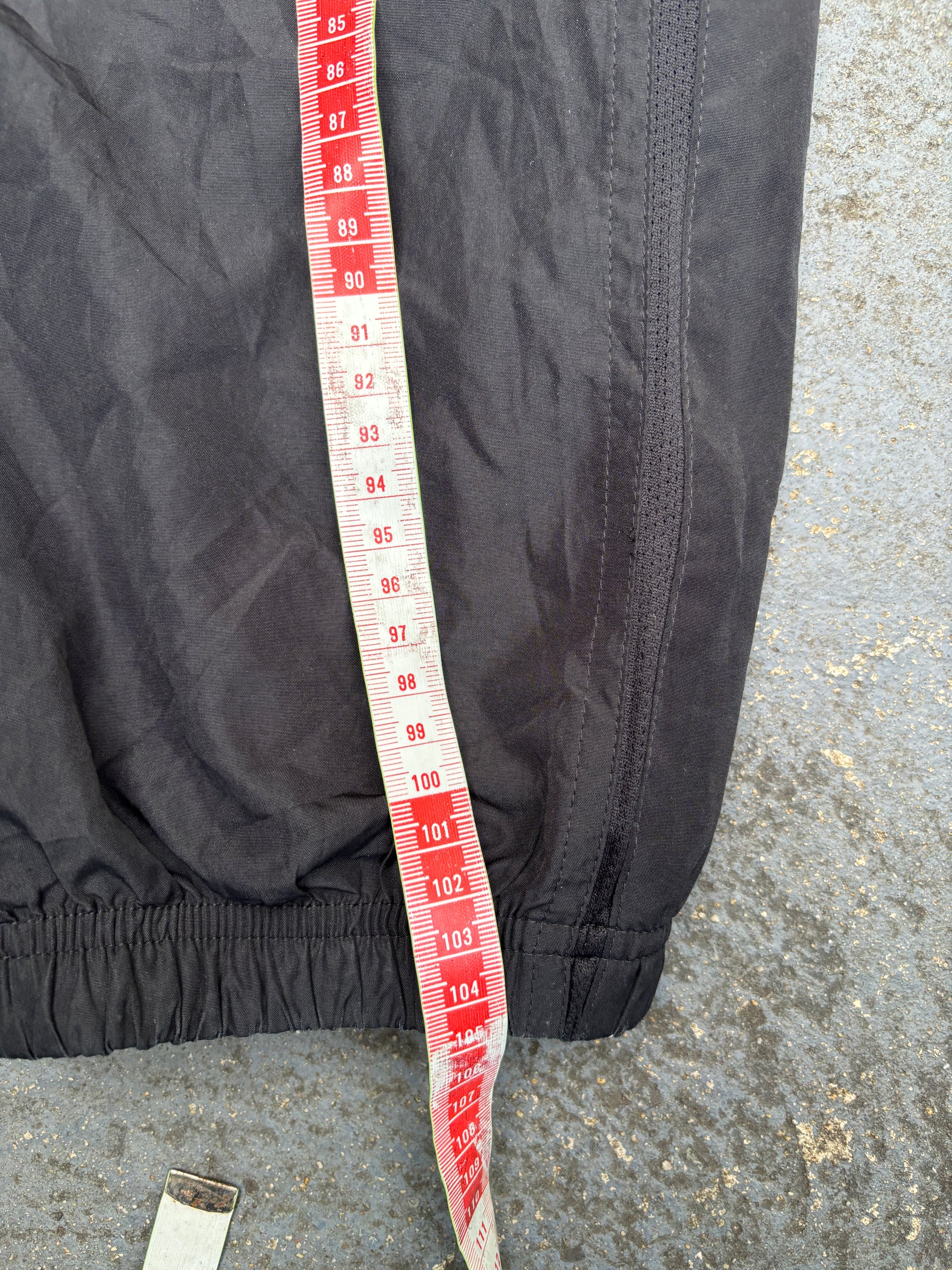 Vintage Y2K Nike Track Pants Men’s S Black White Swoosh Classic Windbreakers