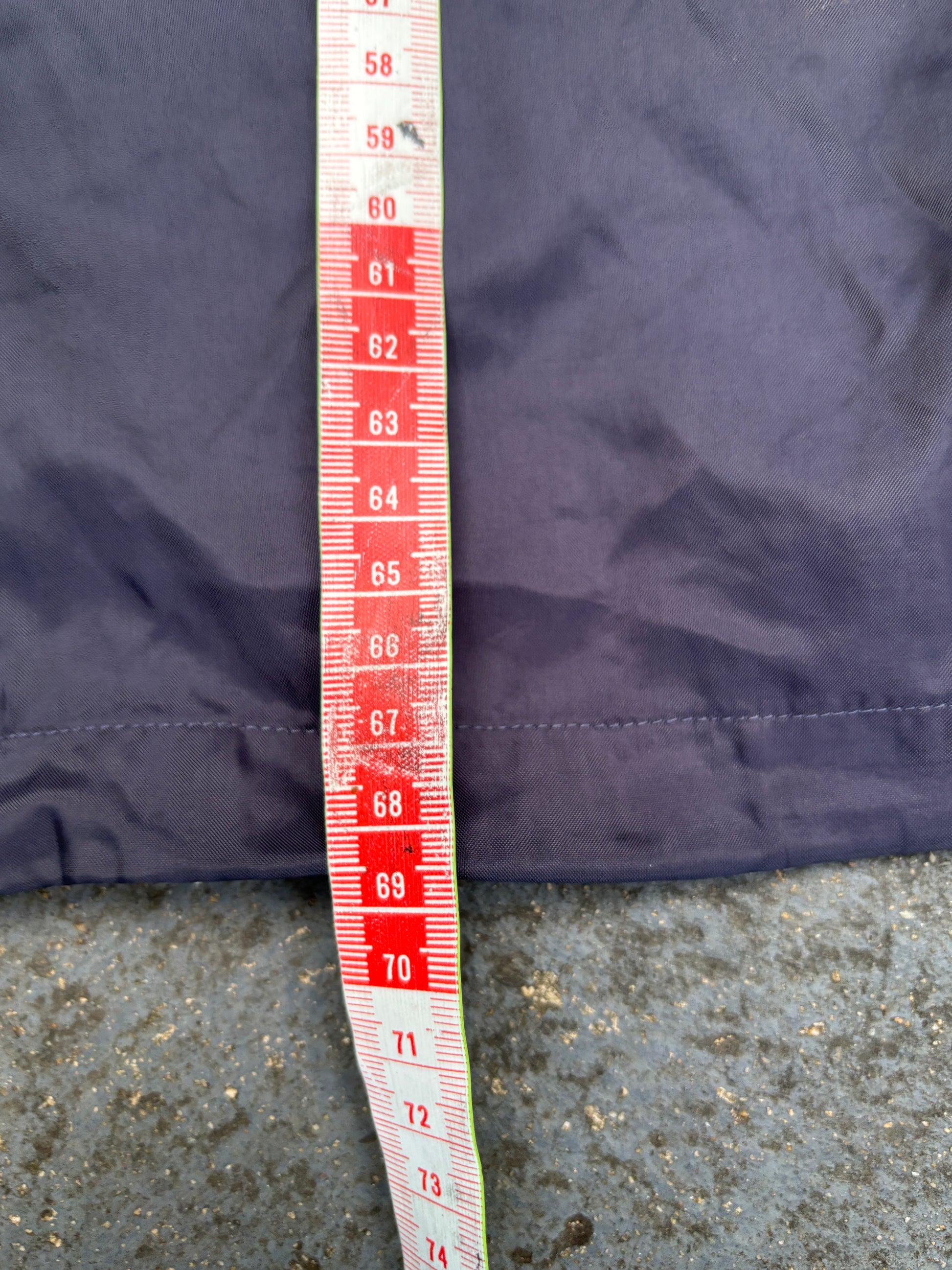 Adidas 3/4 Cargo Track Pants Size M Navy Blue Spell Out Logo Nylon Windbreakers