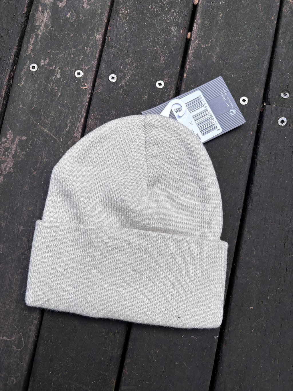 Vintage Y2K Nike Golf Beanie Hat OSFM Grey Spell Out Logo NWT Deadstock