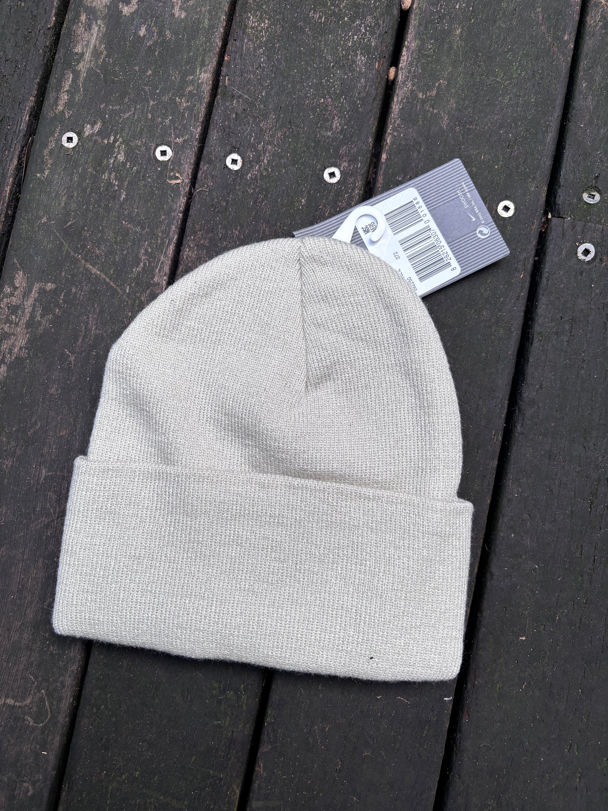 Vintage Y2K Nike Golf Beanie Hat OSFM Grey Spell Out Logo NWT Deadstock