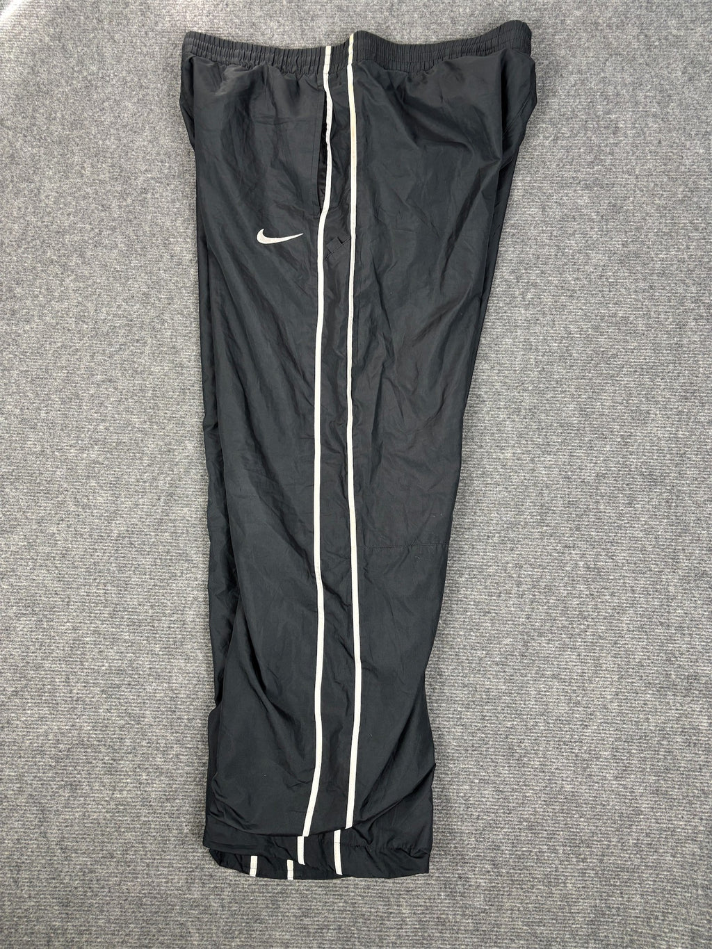 Classic Nike Track Pants Women's M Black White Piping Classic Joggers