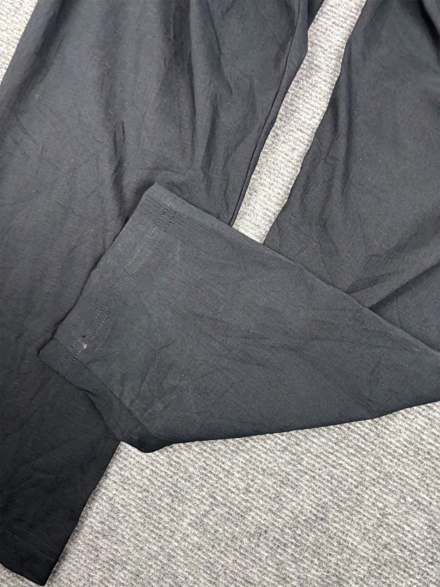 Nike Track Pants Men's L Black White Swoosh Gym Running Joggers
